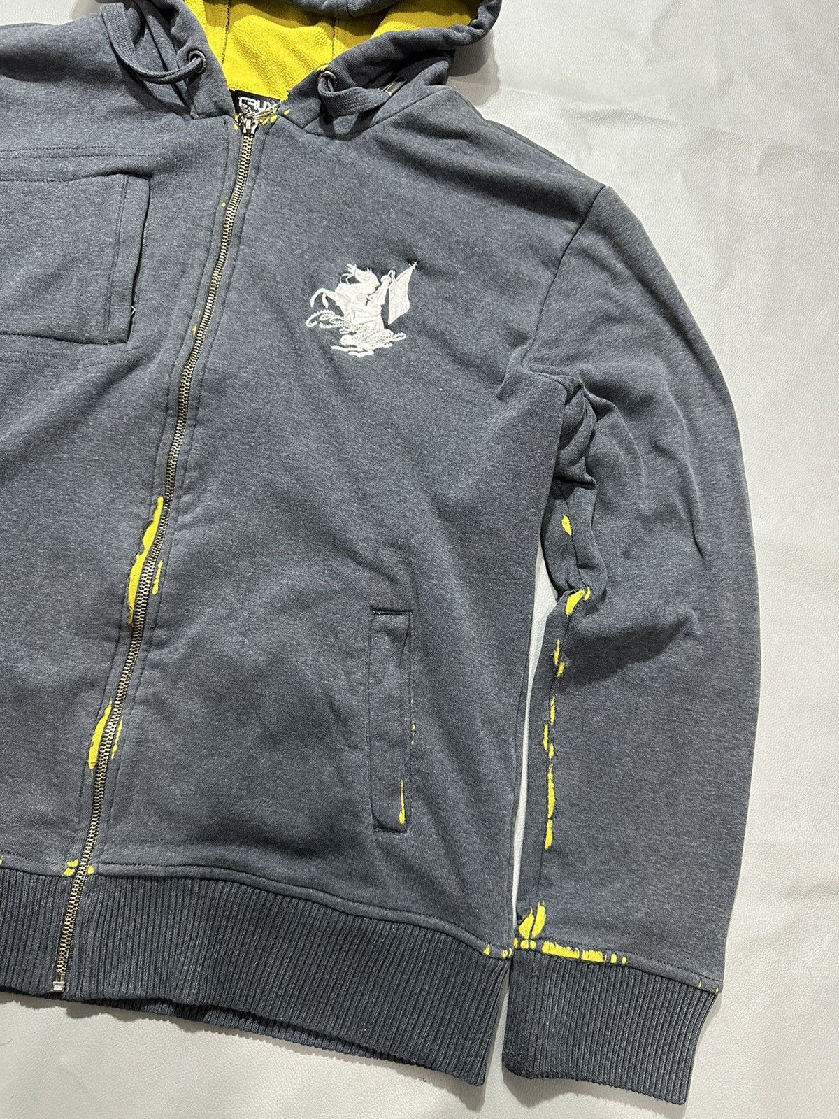 Beauty Beast DISTRESSED ZIP HOODIE NUMBER 7 BALENCIAGA RAF SIMONS STYLE Size US M / EU 48-50 / 2 - 4 Thumbnail