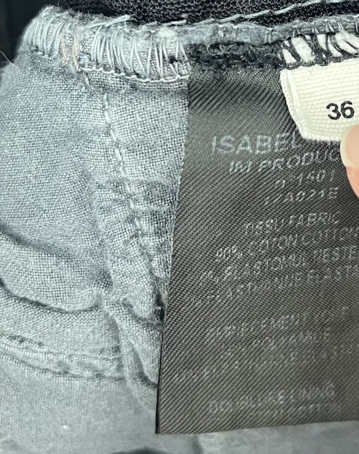 Isabel Marant Etoile Isabel Marant Etoile Pelona Biker Dark Gray Jean Grunge Edgy Size 26" / US 2 / IT 38 - 7 Thumbnail