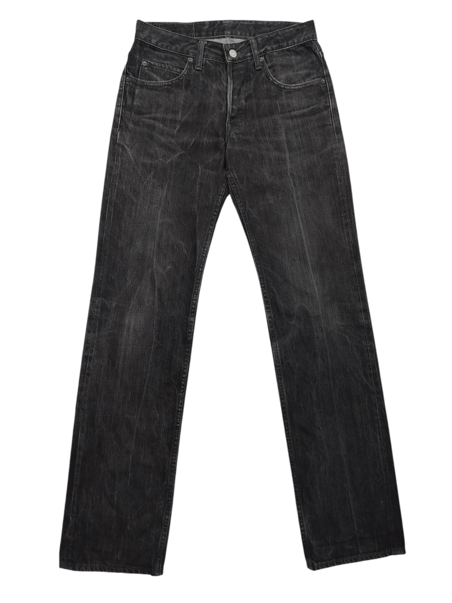 HOLLYWOOD RANCH MARKET HRM 🇯🇵 Natural Faded Wash Americana Straight Jeans Size US 29 - 1 Thumbnail