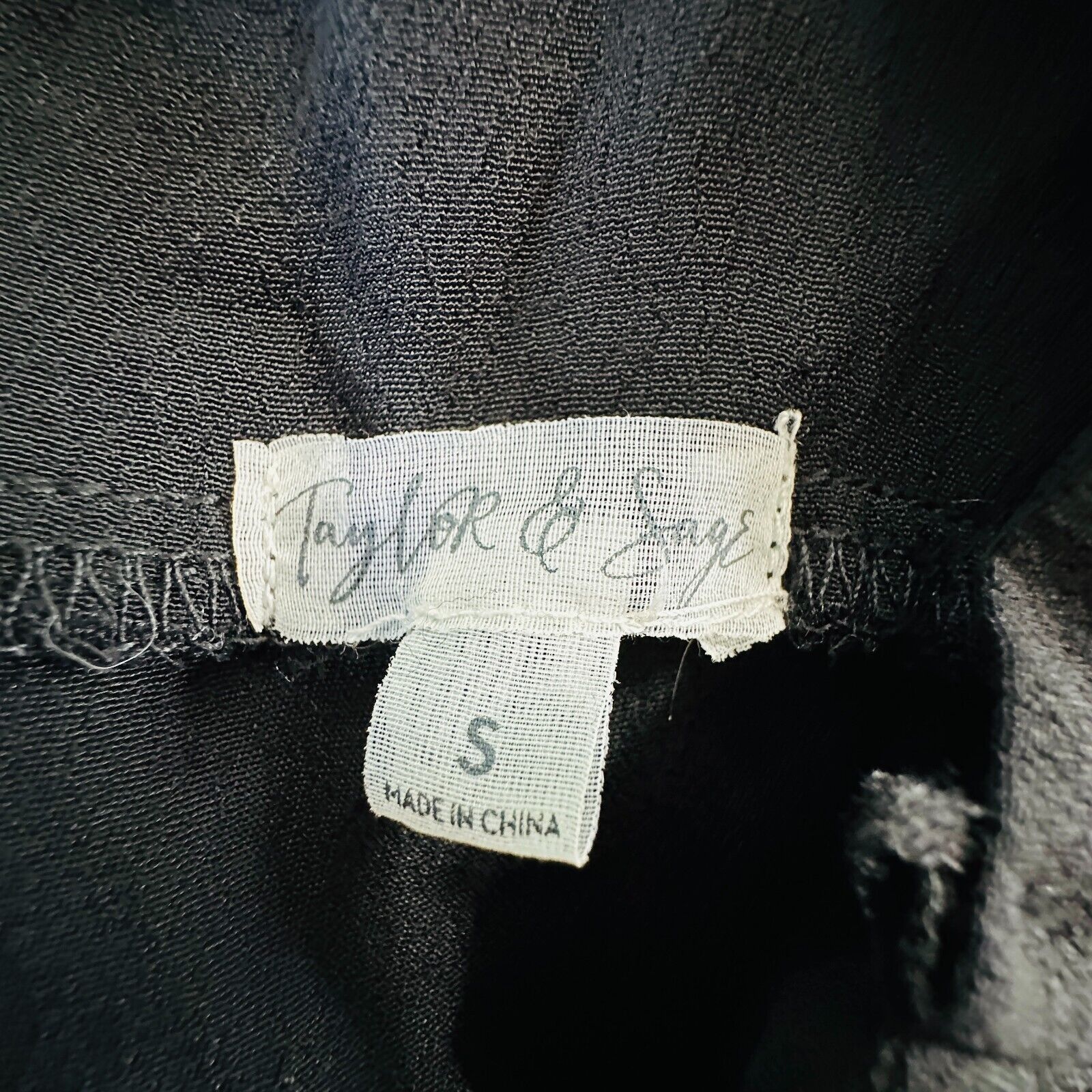 Other Taylor & Sage Black V Neck Button Front Wide Leg Jumpsuit S Size 26" / US 2 / IT 38 - 11 Thumbnail