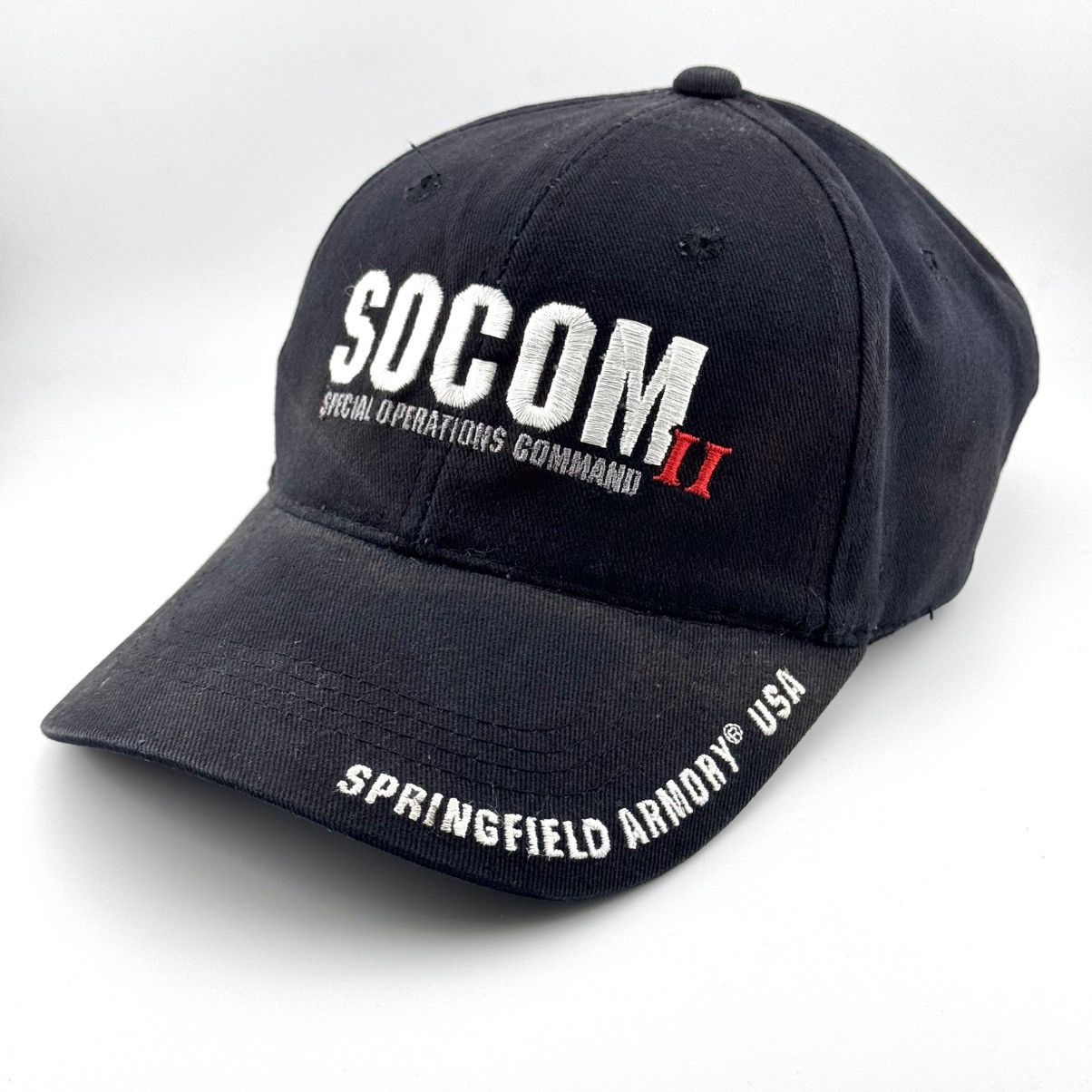 Vintage Distressed SOCOM II Special Operations Command Military Cap Size ONE SIZE - 2 Thumbnail