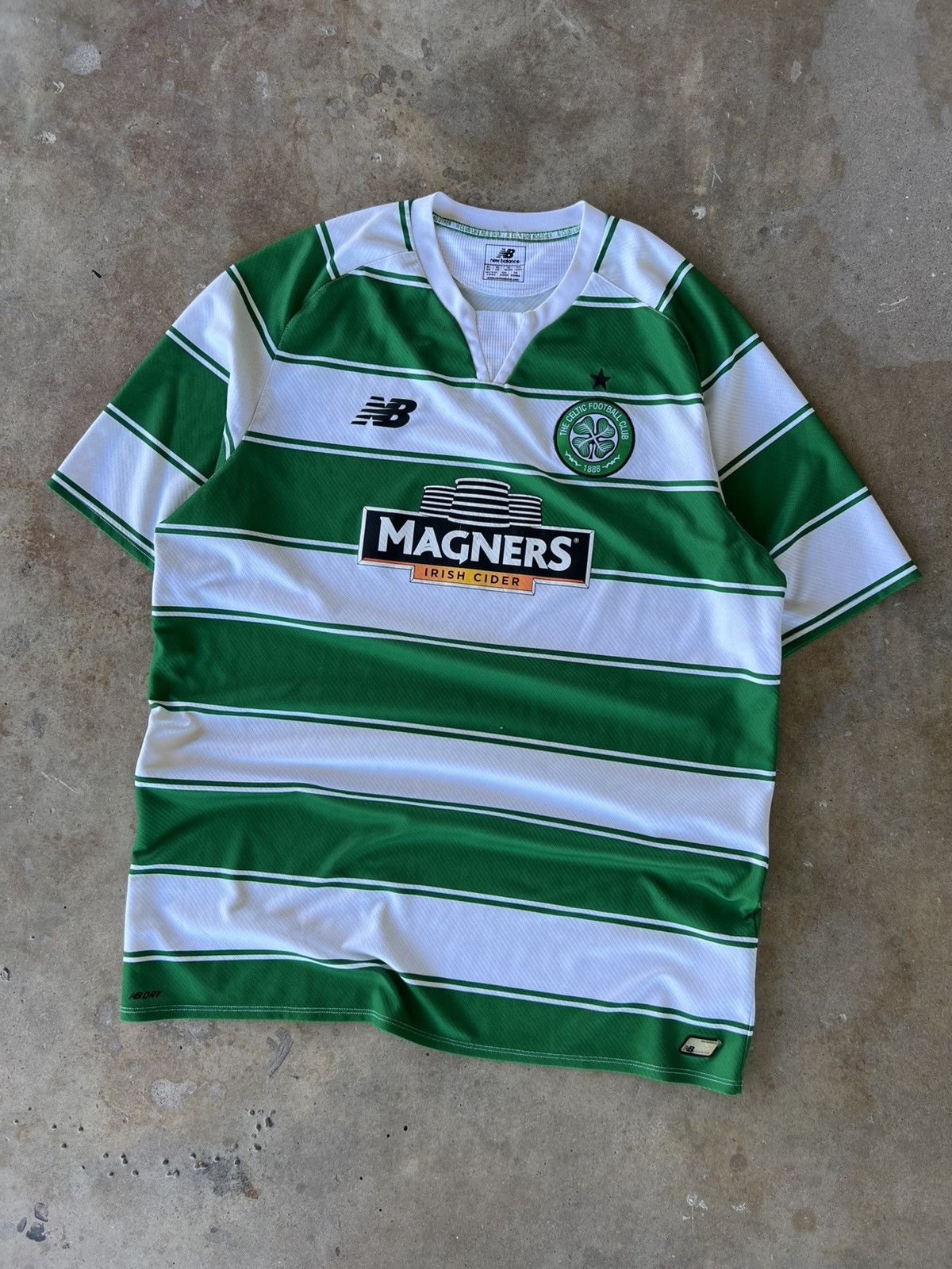 New Balance Vintage New Balance Celtic FC Soccer Futbol Jersey Kit Size US XL / EU 56 / 4 - 2 Thumbnail