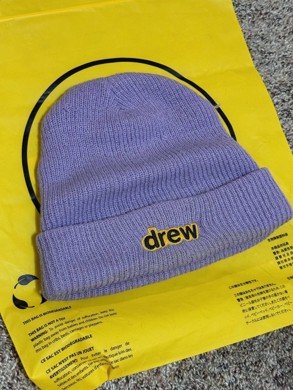 Drew House Drew House Lavender Purple Beanie Size ONE SIZE - 3 Thumbnail