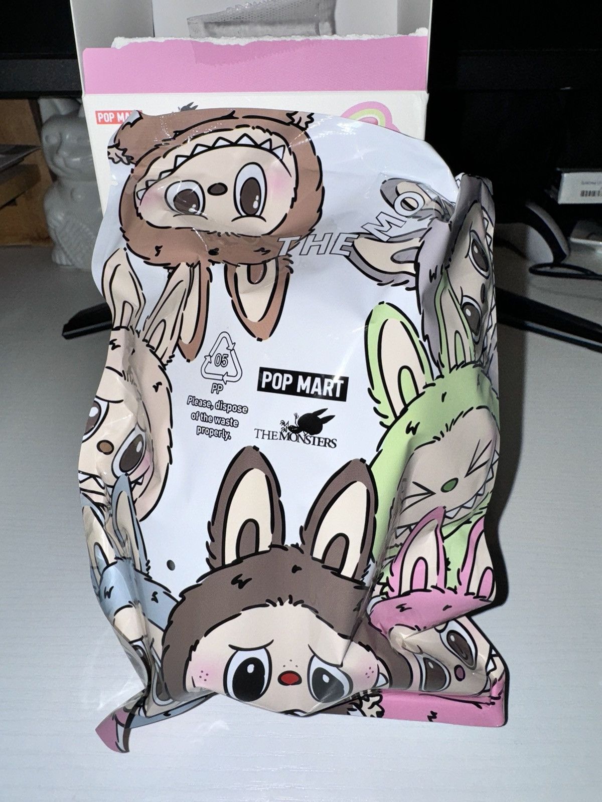 POP MART POP MART Labubu Exciting Macaron Soymilk Confirmed Size ONE SIZE - 3 Thumbnail