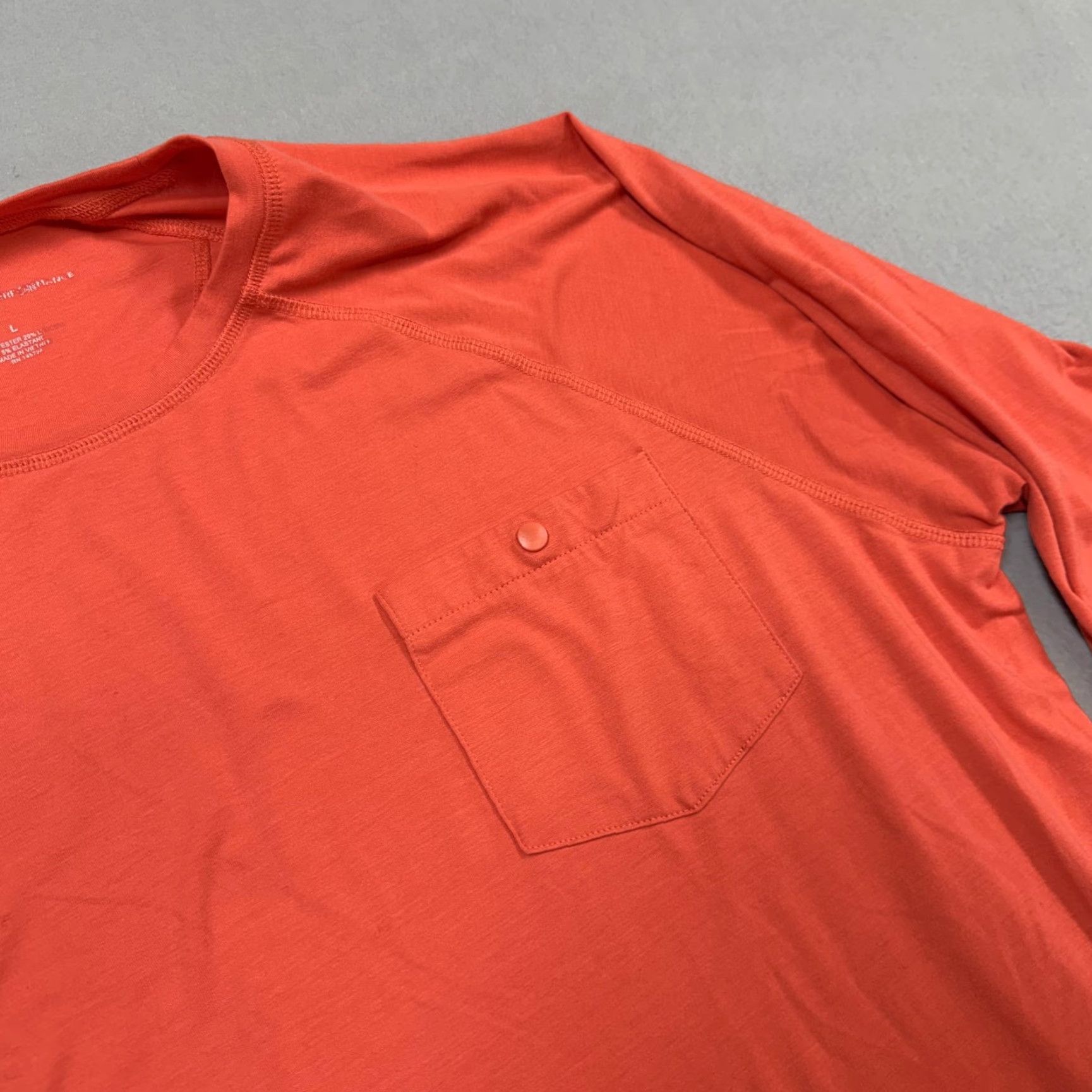 Vintage Onward Reserve Shirt Mens Large Orange Long Sleeve Performance Tee Top Size US L / EU 52-54 / 3 - 4 Thumbnail