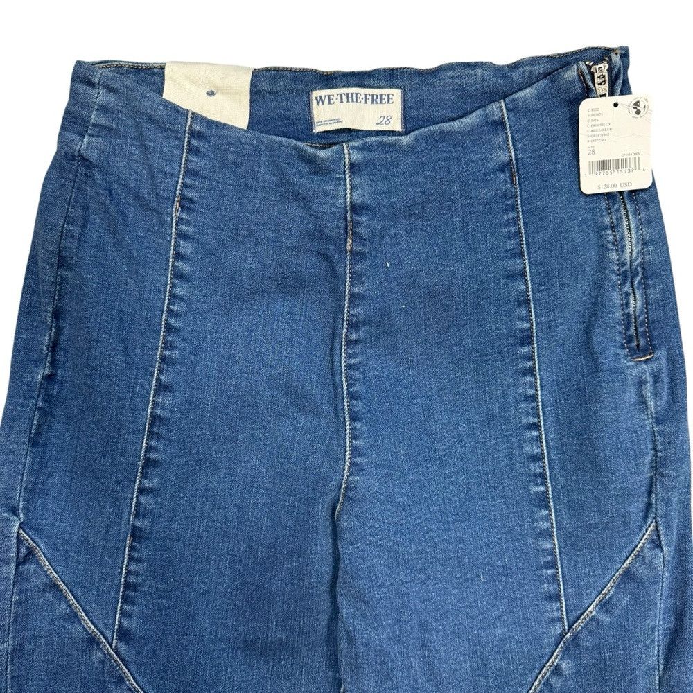 Free People NWT New $128 Free People We The Free Bella Moto Mid-Rise Sk Size 26" / US 2 / IT 38 - 9 Thumbnail