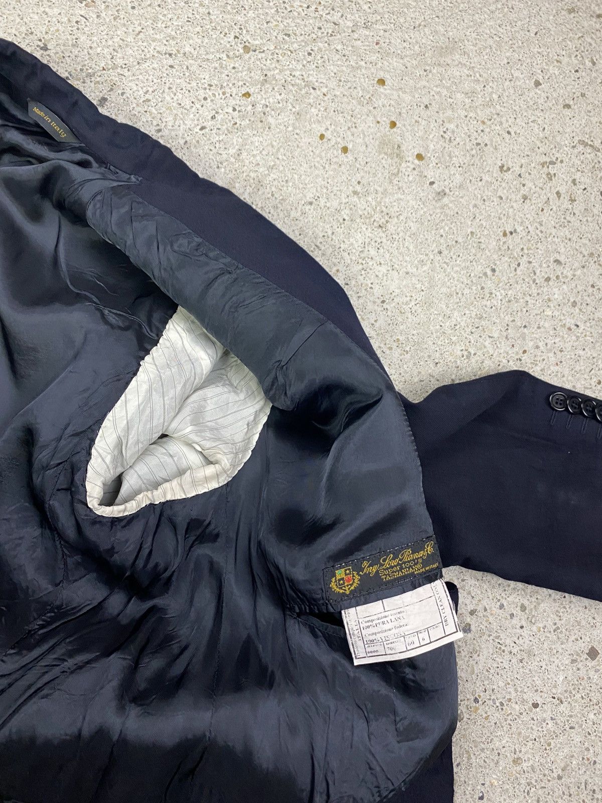 Loro Piana Loro piana blazer jacket suit navy old money made in italy Size 46L - 3 Thumbnail