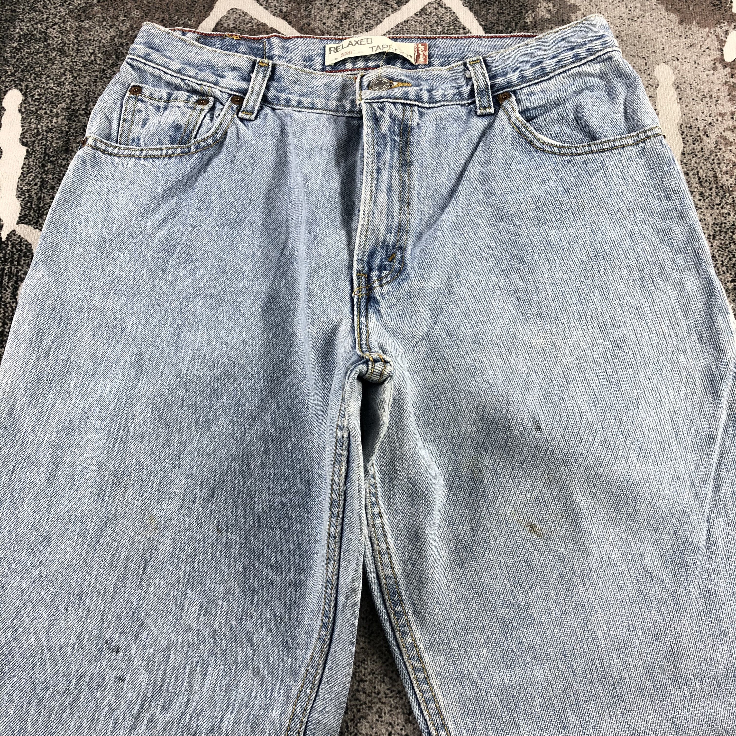 Levi's Vintage Levis 550 Jeans Medium Wash Denim KJ844 Size US 32 / EU 48 - 3 Thumbnail