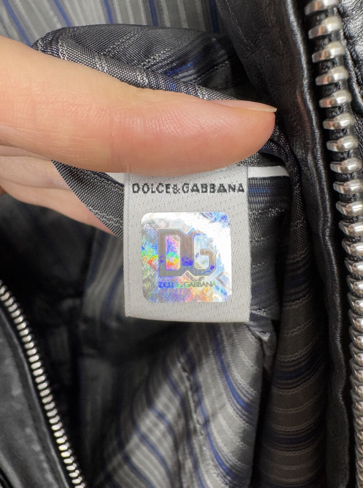 Dolce & Gabbana 2000s Dolce & Gabbana Multipocket Black Leather Jacket Size US L / EU 52-54 / 3 - 12 Thumbnail