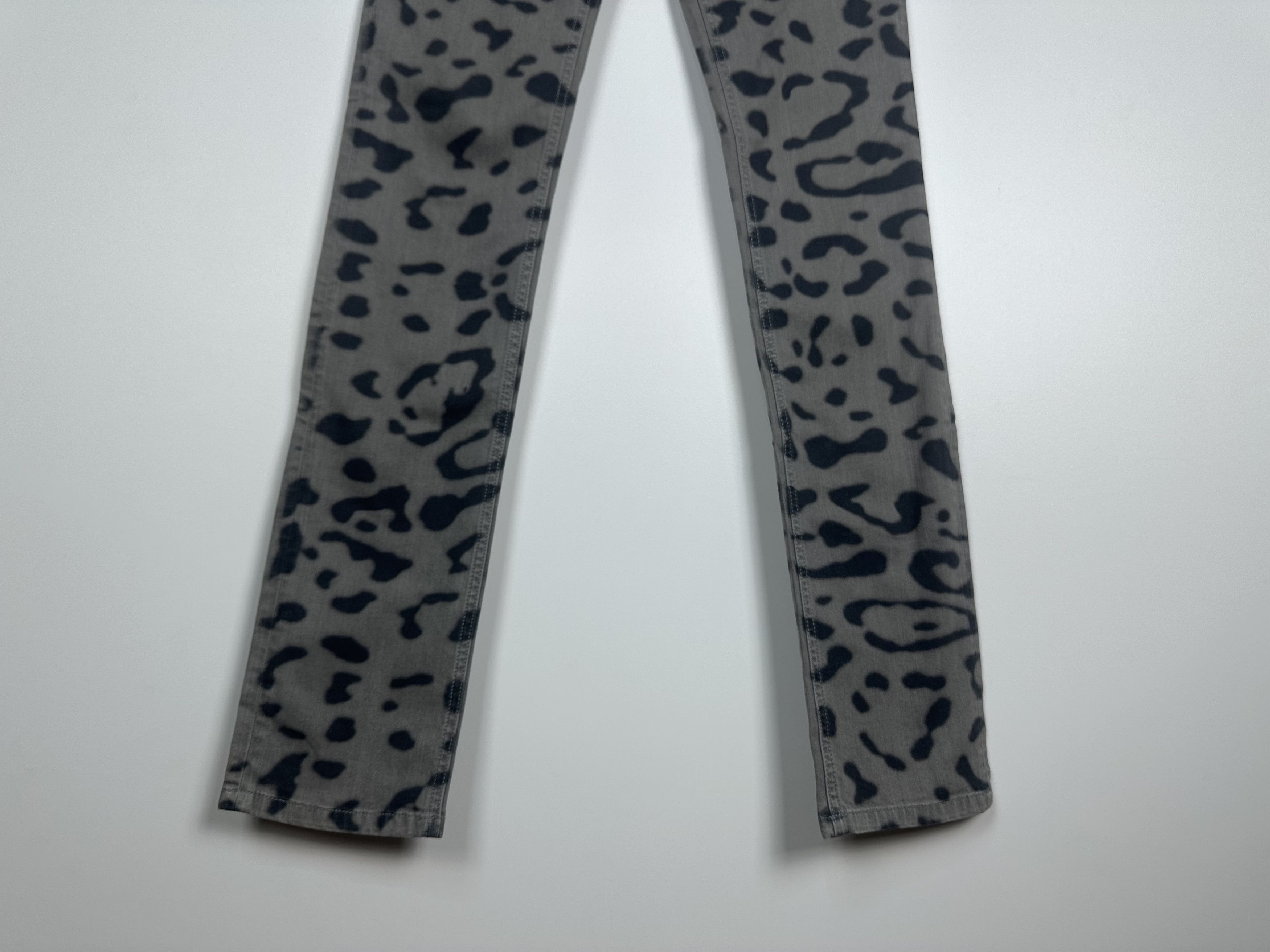 Dolce & Gabbana × Grailed Dolce Gabbana Leopard Jeans Women Size 29 Gray Size 29" - 3 Thumbnail