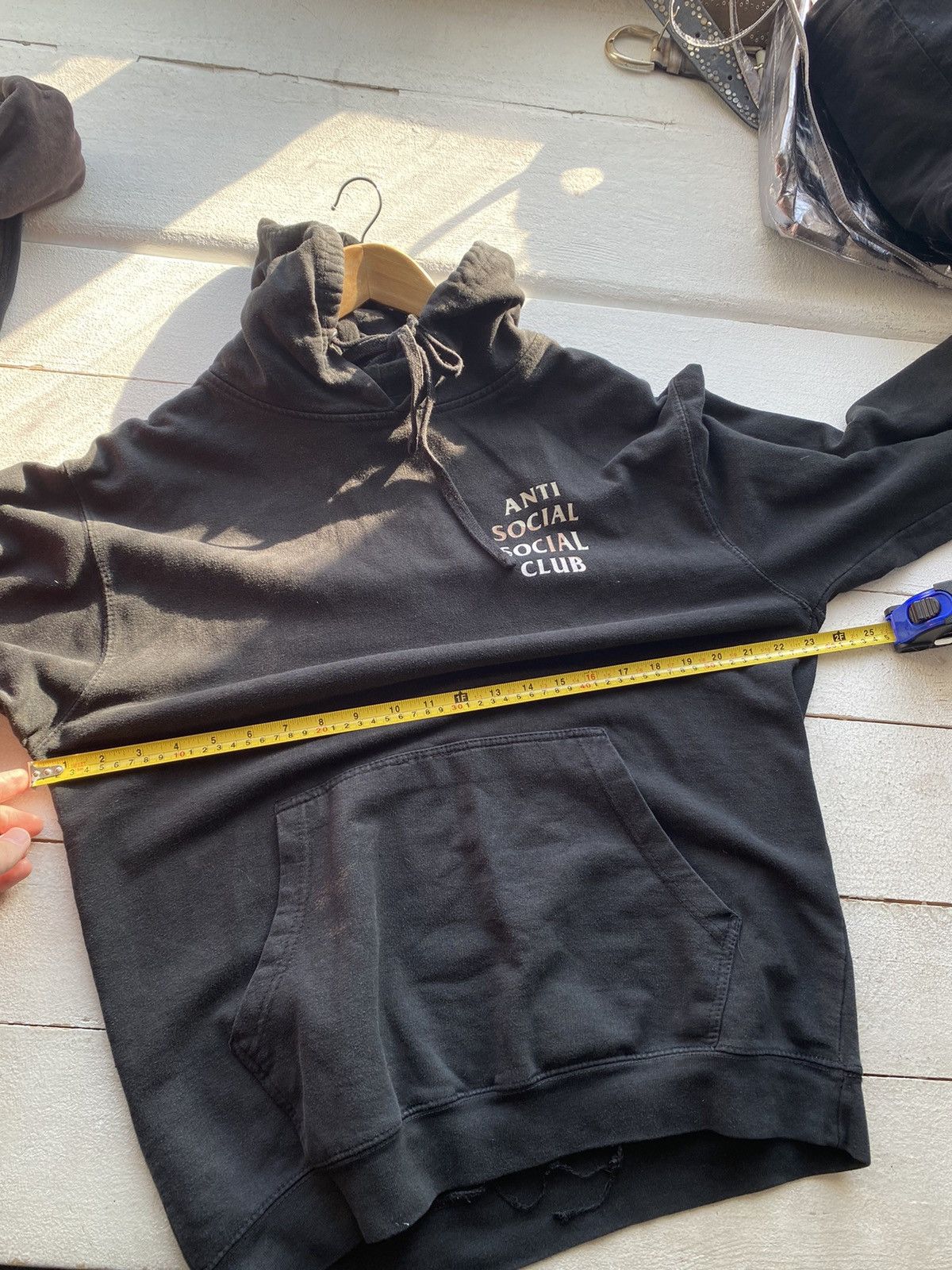 Anti Social Social Club Assc Anti Social Club Black sun faded hoodie camo logo Size US M / EU 48-50 / 2 - 9 Thumbnail