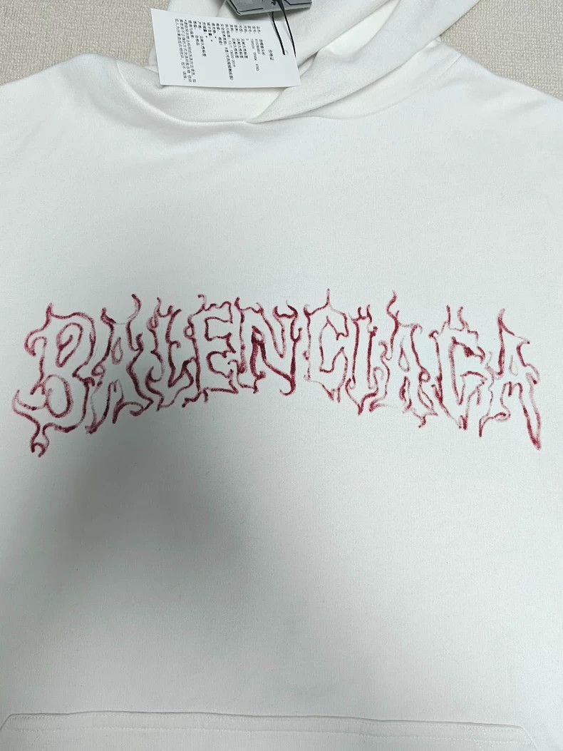 Balenciaga Balenciaga size 3 24 FW dragon flame metal hooded sweatshir Size US M / EU 48-50 / 2 - 4 Thumbnail