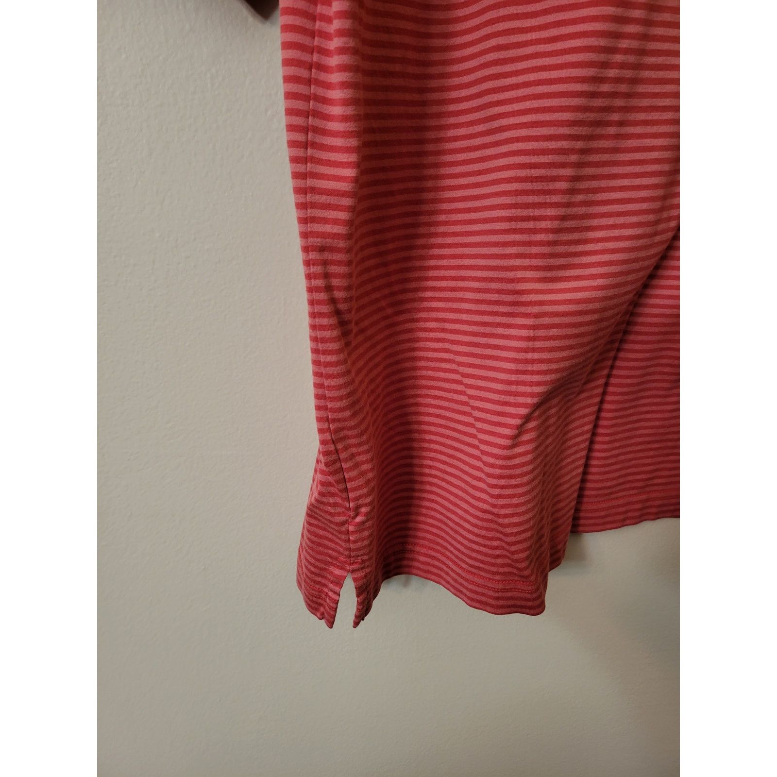 Tommy Hilfiger Men's Red Striped Tommy Hilfiger Polo Golf Shirt-Large Size US L / EU 52-54 / 3 - 4 Thumbnail