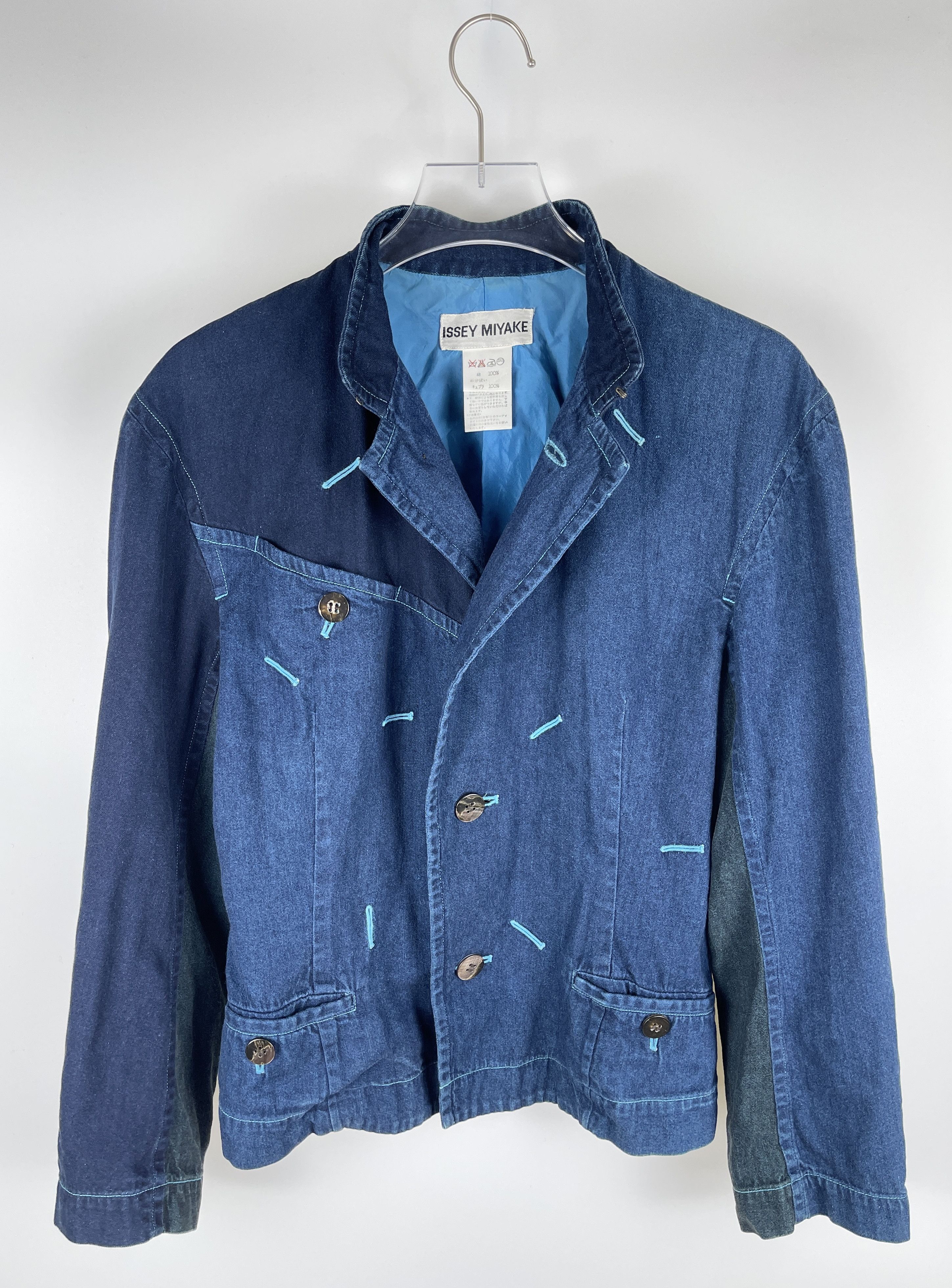 Issey Miyake Issey Miyake A/W1993 Chambre Denim Jacket Size US M / EU 48-50 / 2 - 6 Thumbnail
