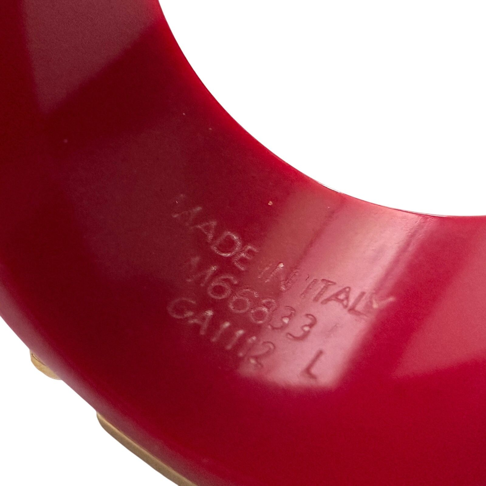 Louis Vuitton Louis Vuitton LockMe Fuchsia Resin Gold Tone Ring Size ONE SIZE - 9 Thumbnail