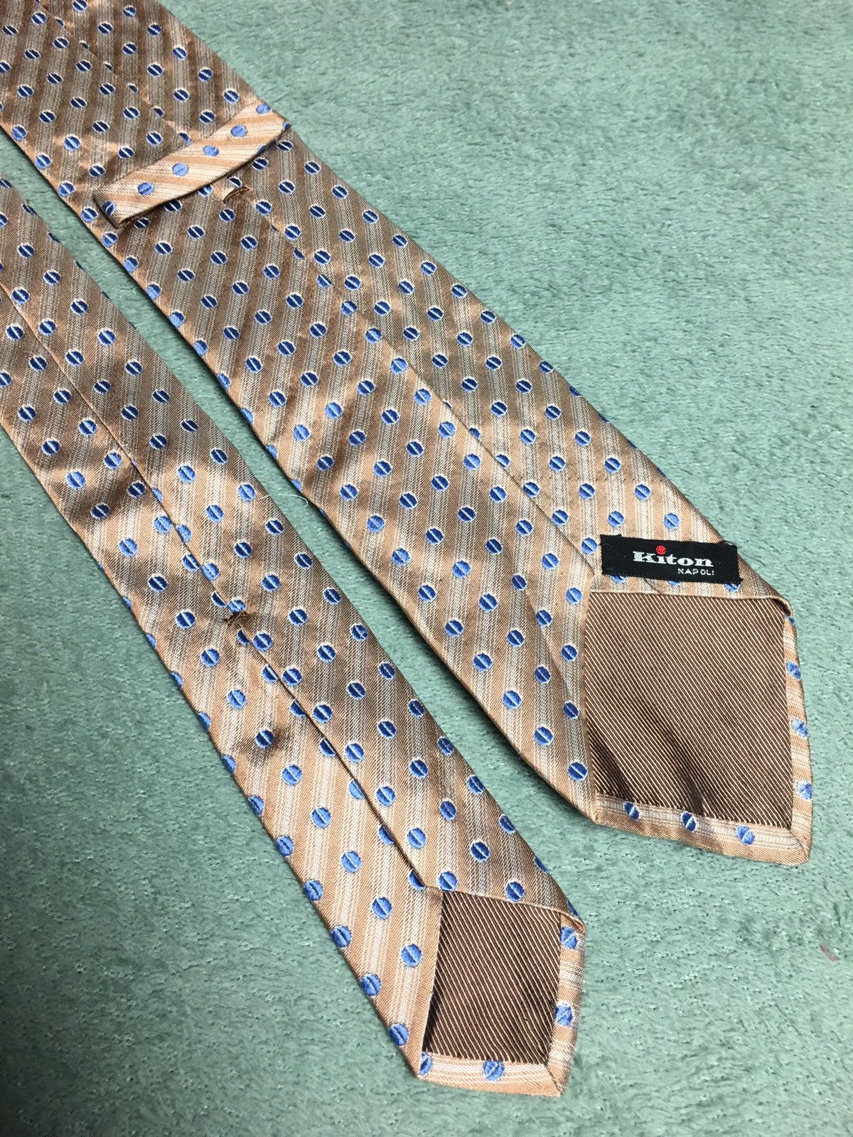 Kiton KITON Elegant Polka Dots Italy Silk Mens Tie Size ONE SIZE - 4 Thumbnail