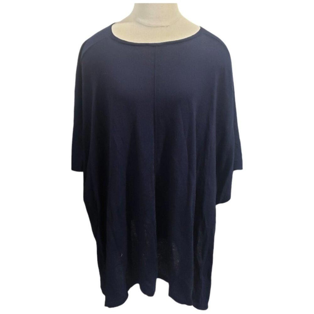 Designer CT1944 J. Jill Navy One Size Tunic Size ONE SIZE - 1 Thumbnail