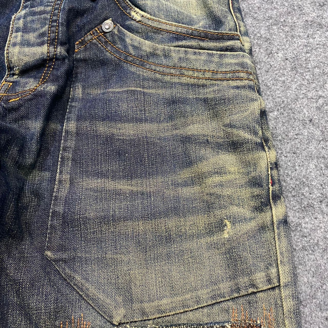 Giorgio Armani 💥Best Offer💥Vintage Armani Jeans Patchwork Denim Size US 32 / EU 48 - 11 Thumbnail
