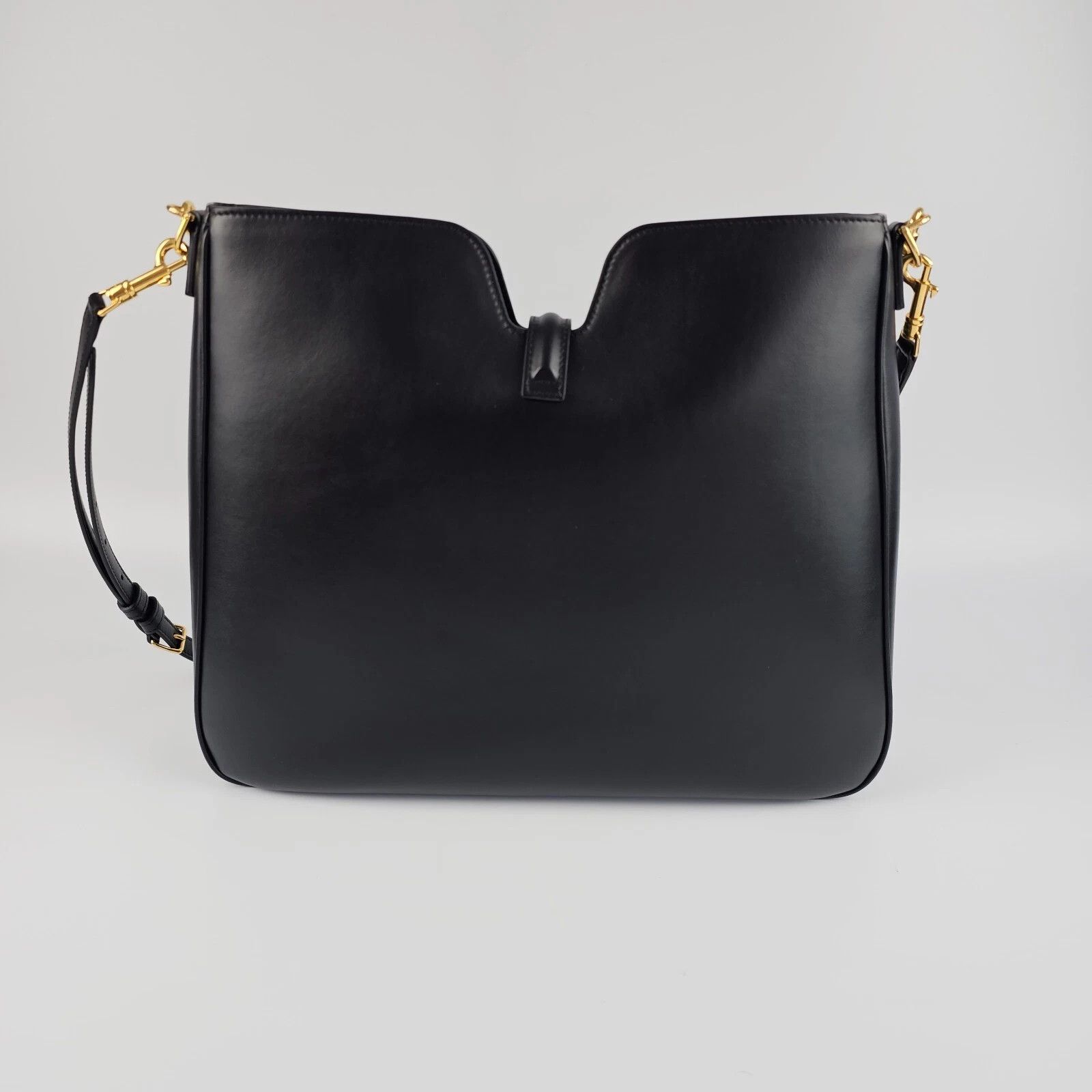 Celine CELINE Camille 16 Medium Black Leather Bag New Size ONE SIZE - 7 Thumbnail