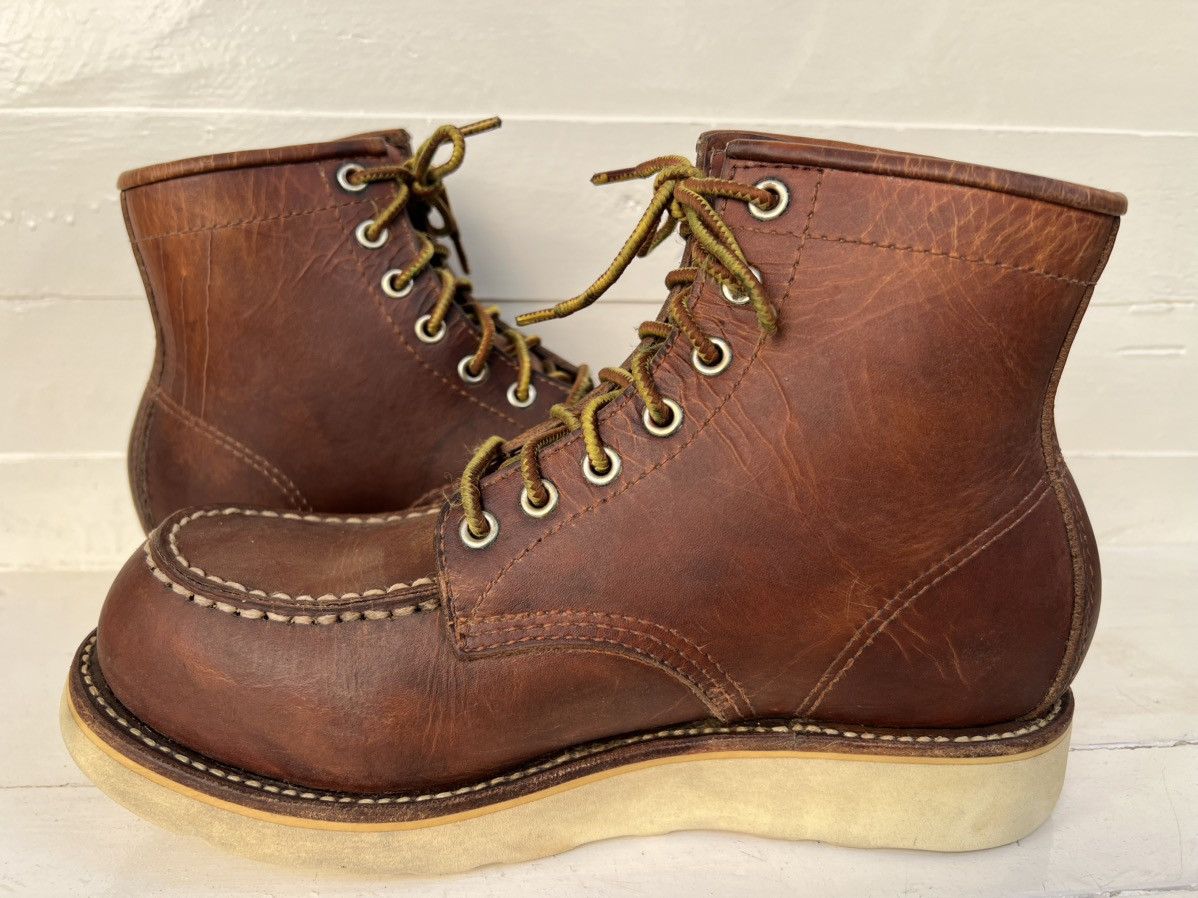 Japanese Brand Alternative Country DAY WALKER Brown leather Men’s Boots Size US 8 / EU 41 - 7 Thumbnail