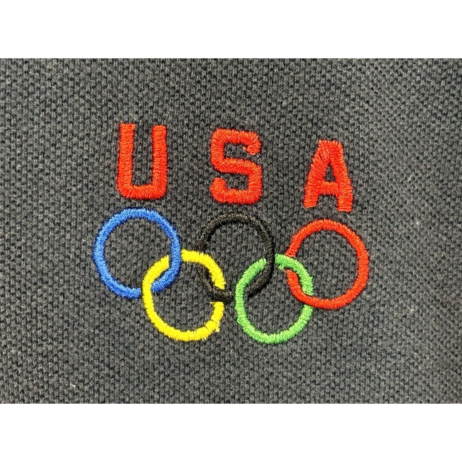 Champion VINTAGE Champion American Flag Olympic Polo Shirt 2XL Mens Short Sleeve Red White Blue USA Stars & Stripes Polo Size US XXL / EU 58 / 5 - 4 Thumbnail