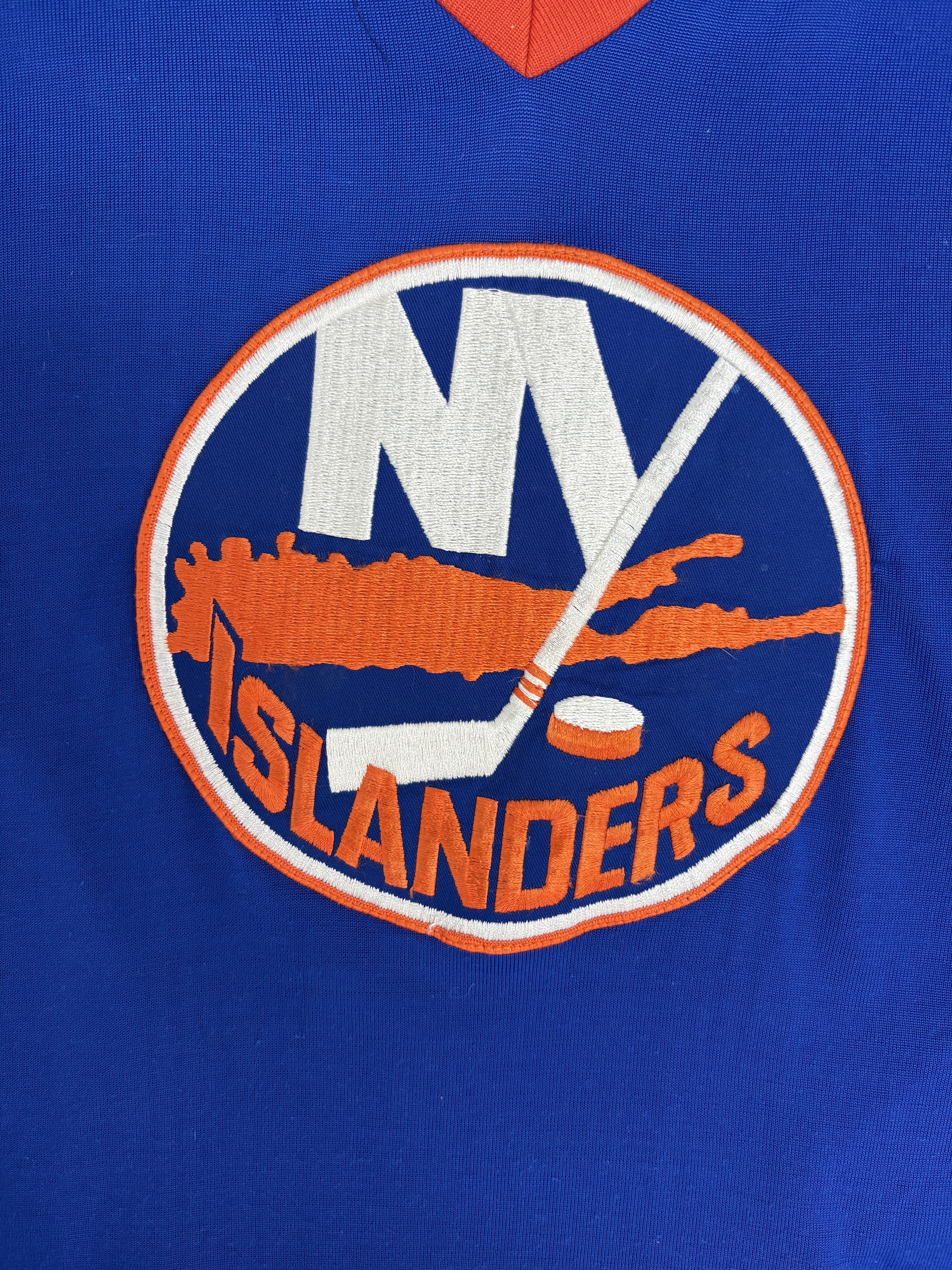 Vintage New York Islanders Billy Smith Vintage Blue Hockey Jersey Size US L / EU 52-54 / 3 - 2 Thumbnail