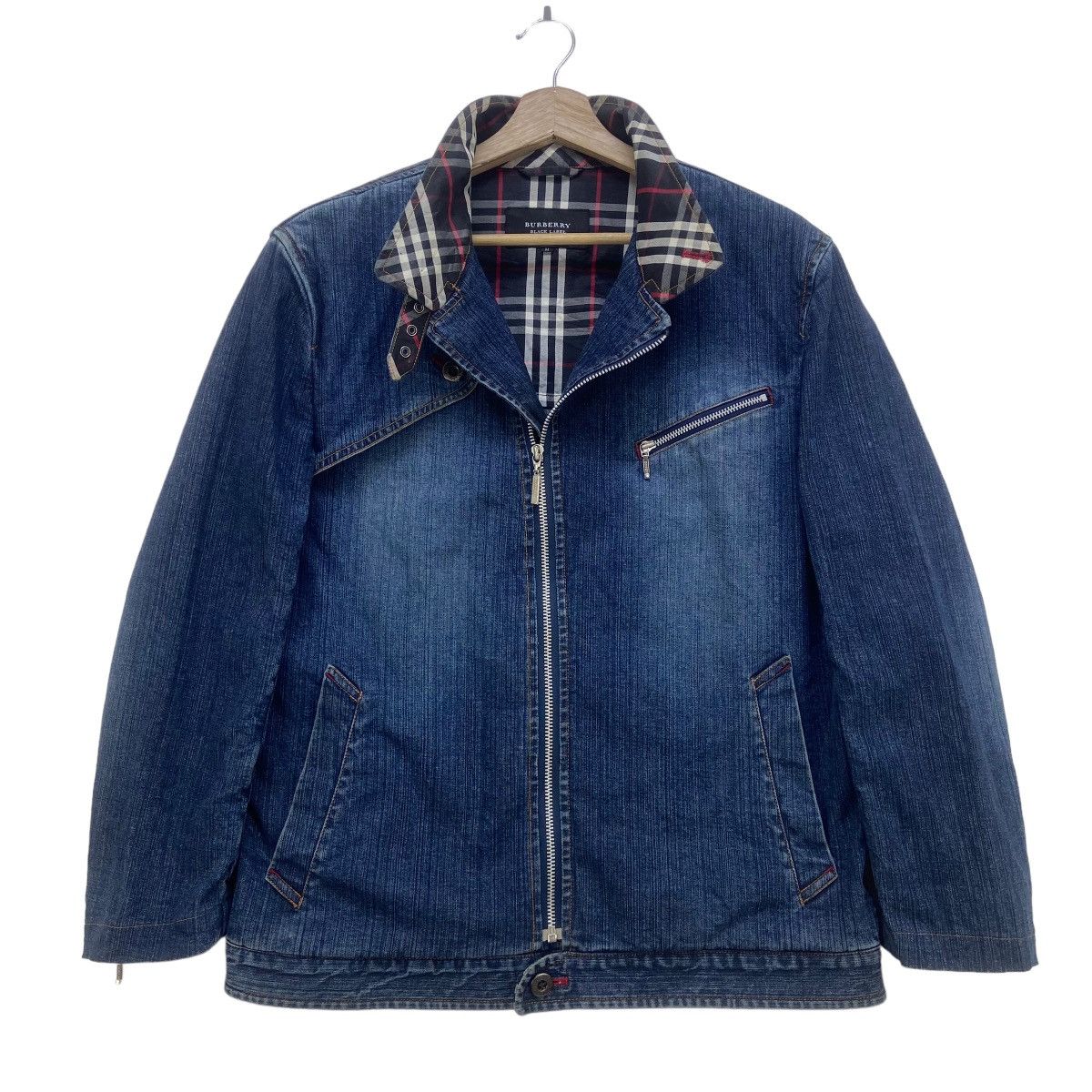 Burberry Burberry Black Label Denim Biker Jacket Size US S / EU 44-46 / 1 - 2 Thumbnail