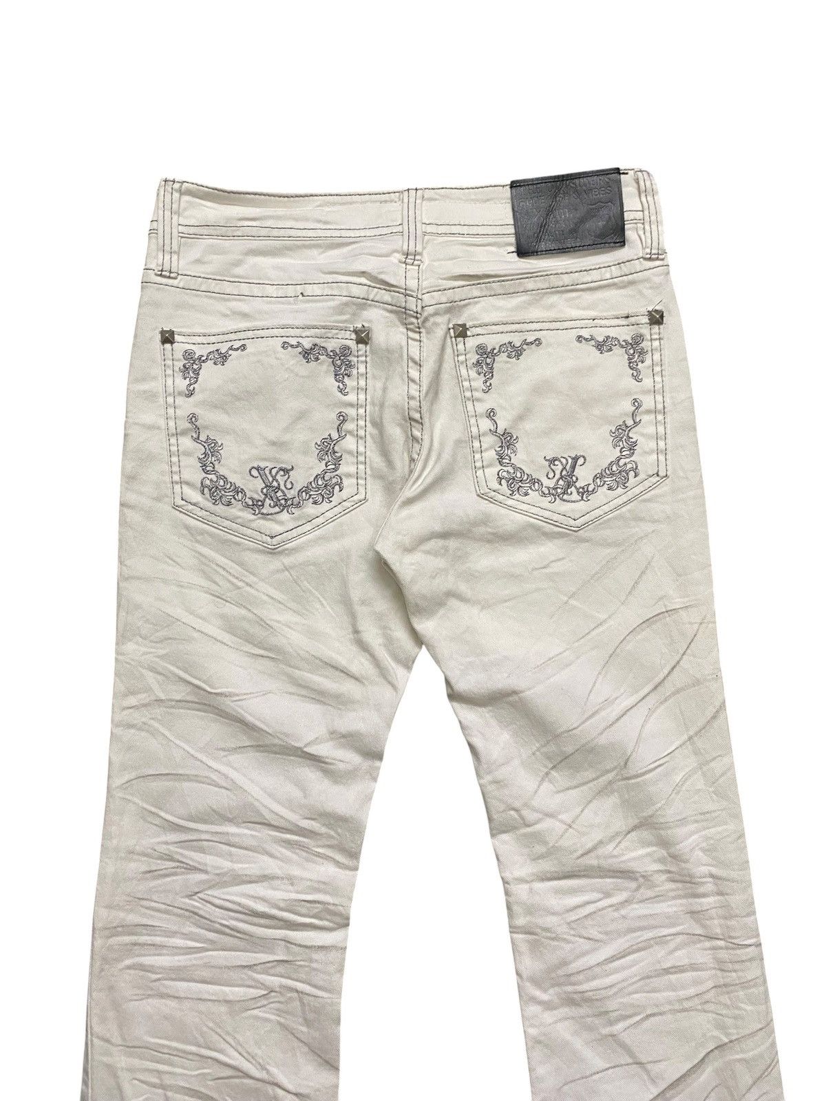 If Six Was Nine Xfrm Flared White Whisker Denim Size US 30 / EU 46 - 9 Thumbnail
