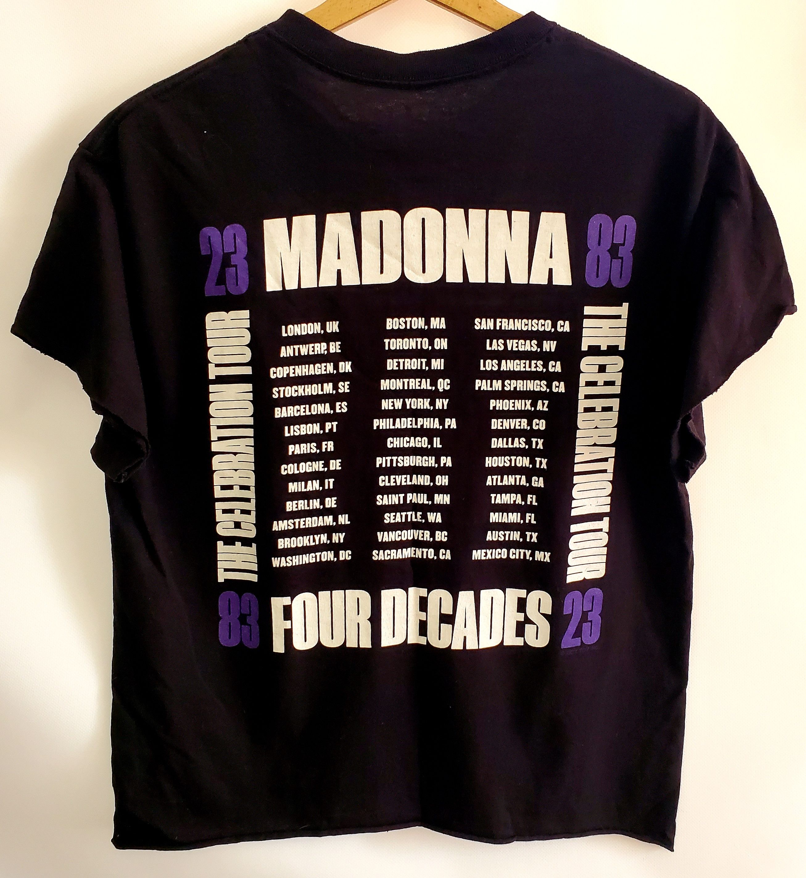 Band Tees × Vintage Madonna Celebration tour black Tshirt size M Size US M / EU 48-50 / 2 - 3 Thumbnail