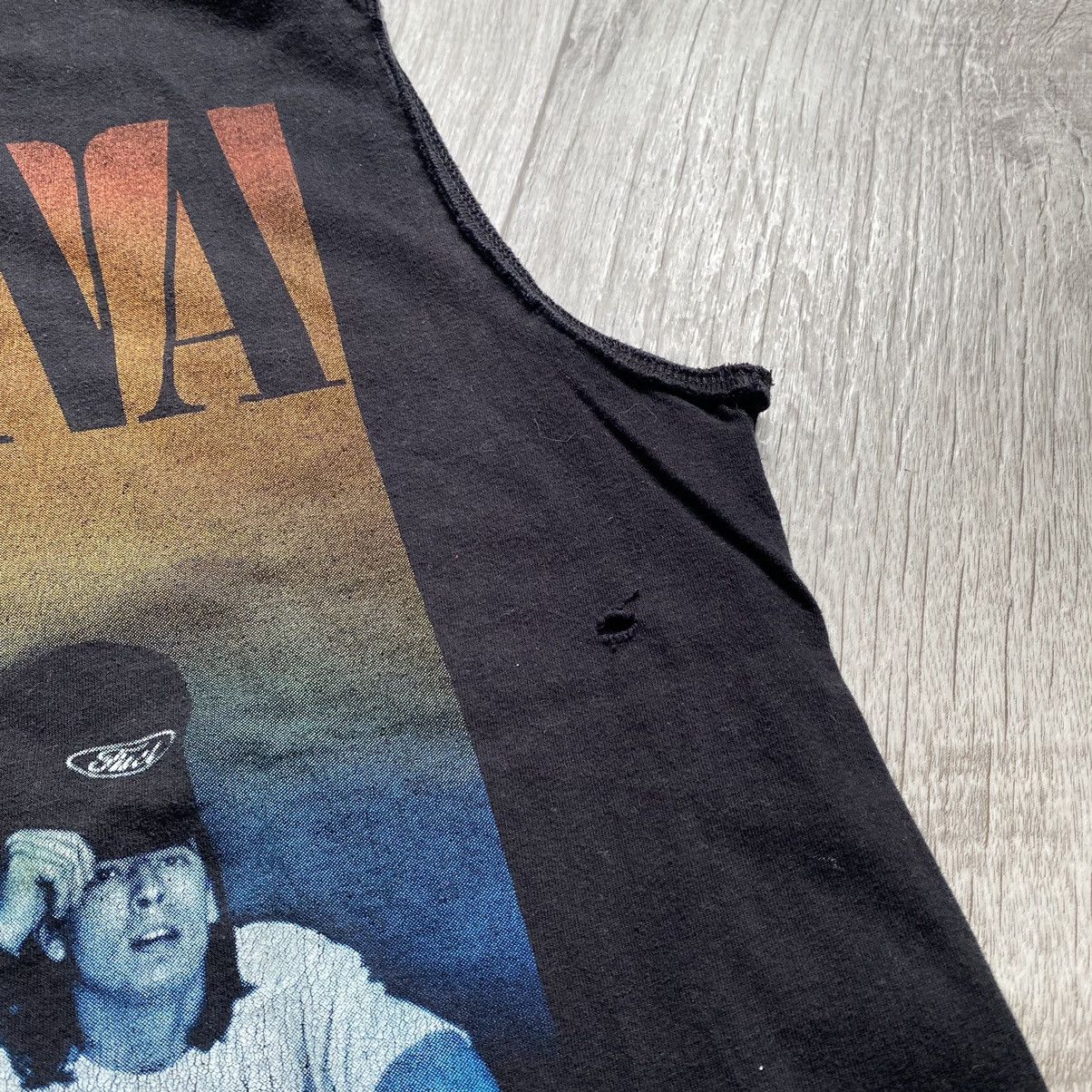 Band Tees × Vintage VINTAGE NIRVANA GRUNGE ROCK BAND DISTRESSED TANK Size US L / EU 52-54 / 3 - 4 Thumbnail