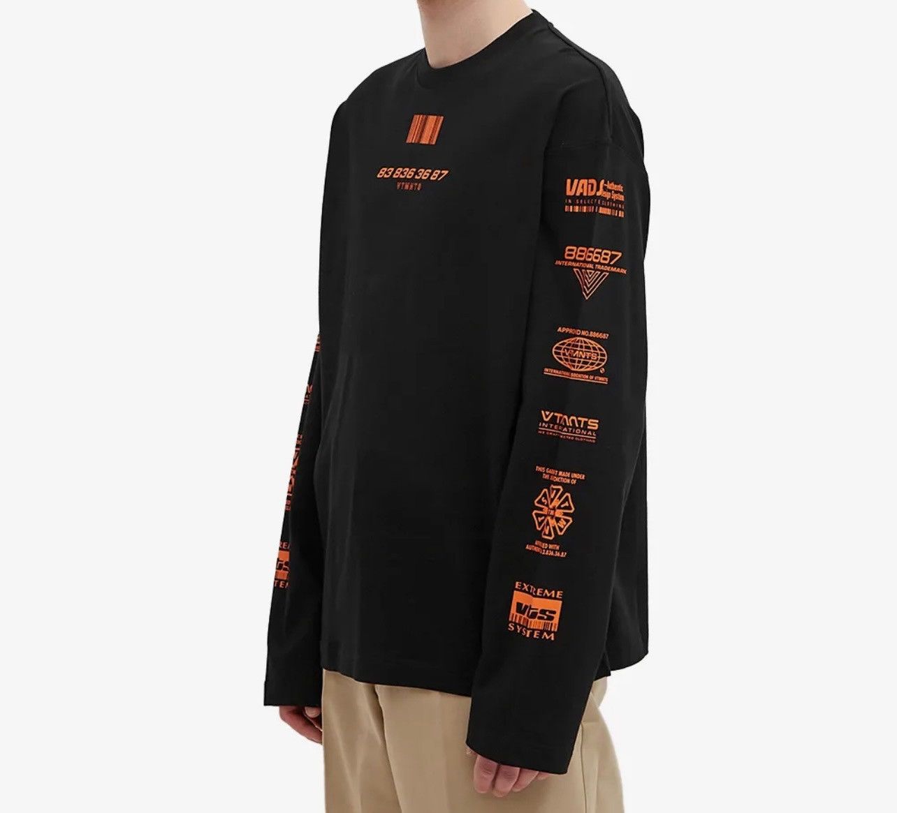 VTMNTS VTMNTS Long Sleeve T-Shirt Size US L / EU 52-54 / 3 - 2 Thumbnail