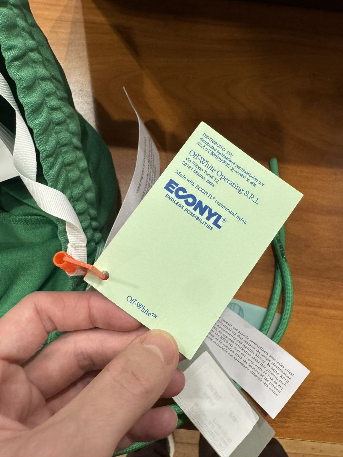 Off-White Off-White Green Eco Track Pants Size US 36 / EU 52 - 18 Thumbnail