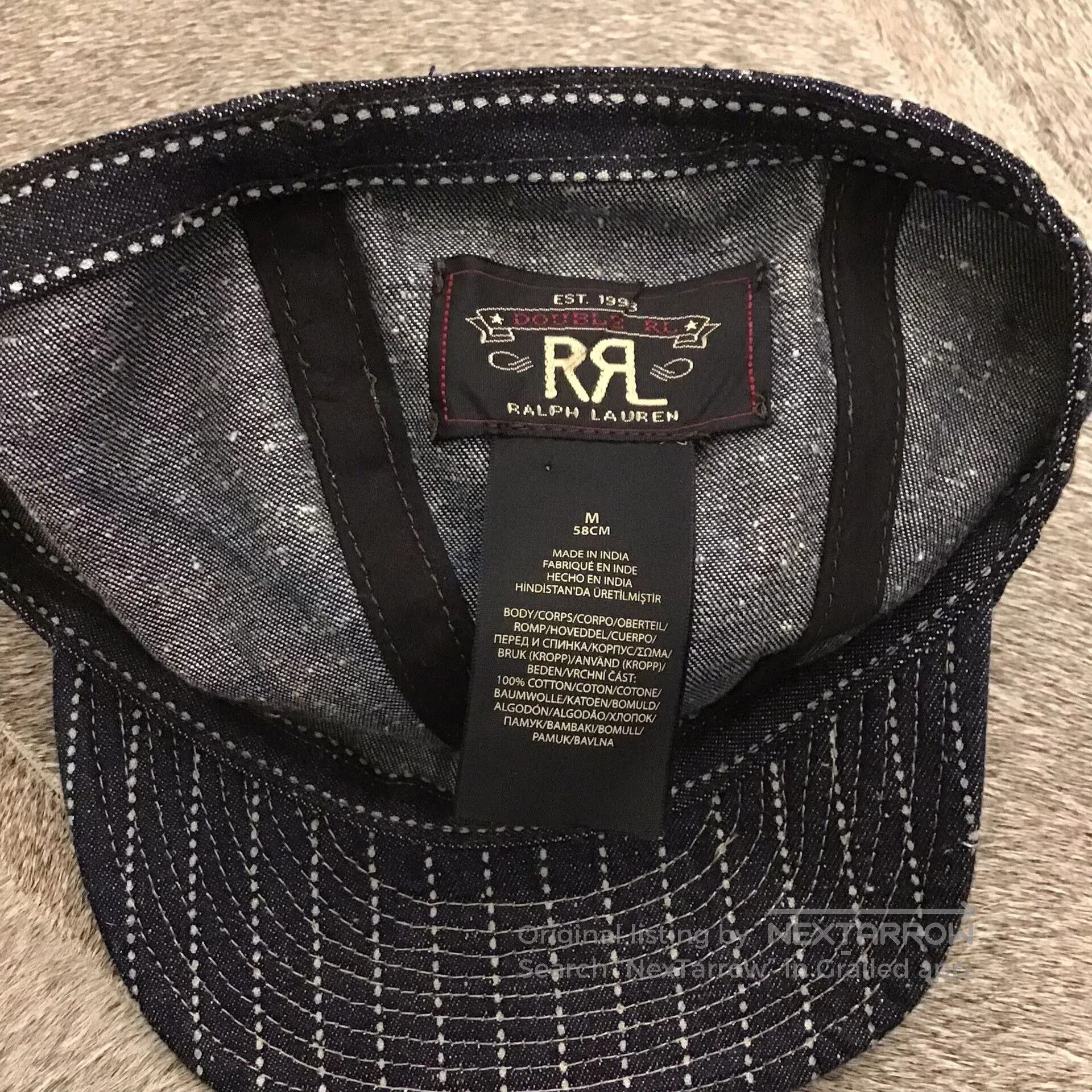 RRL Ralph Lauren RRL Ralph Lauren Work Cap. Size ONE SIZE - 4 Thumbnail