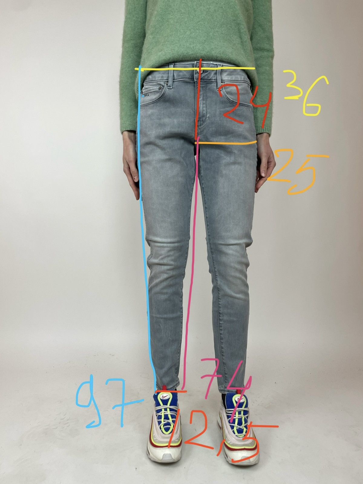 Other G-star RAW 3301 MID Skinny WMN Womens biker jeans size W30 Size 30" / US 8 / IT 44 - 10 Thumbnail
