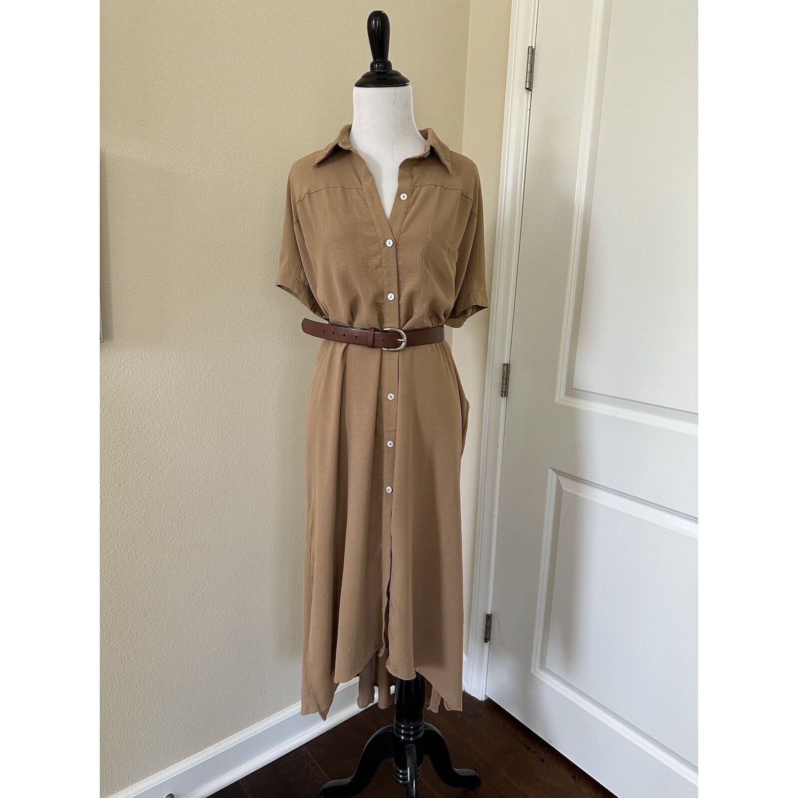 Other Button Down Beach Swim Shirt Dress Cover Up Oversized Size S Size S / US 4 / IT 40 - 4 Thumbnail