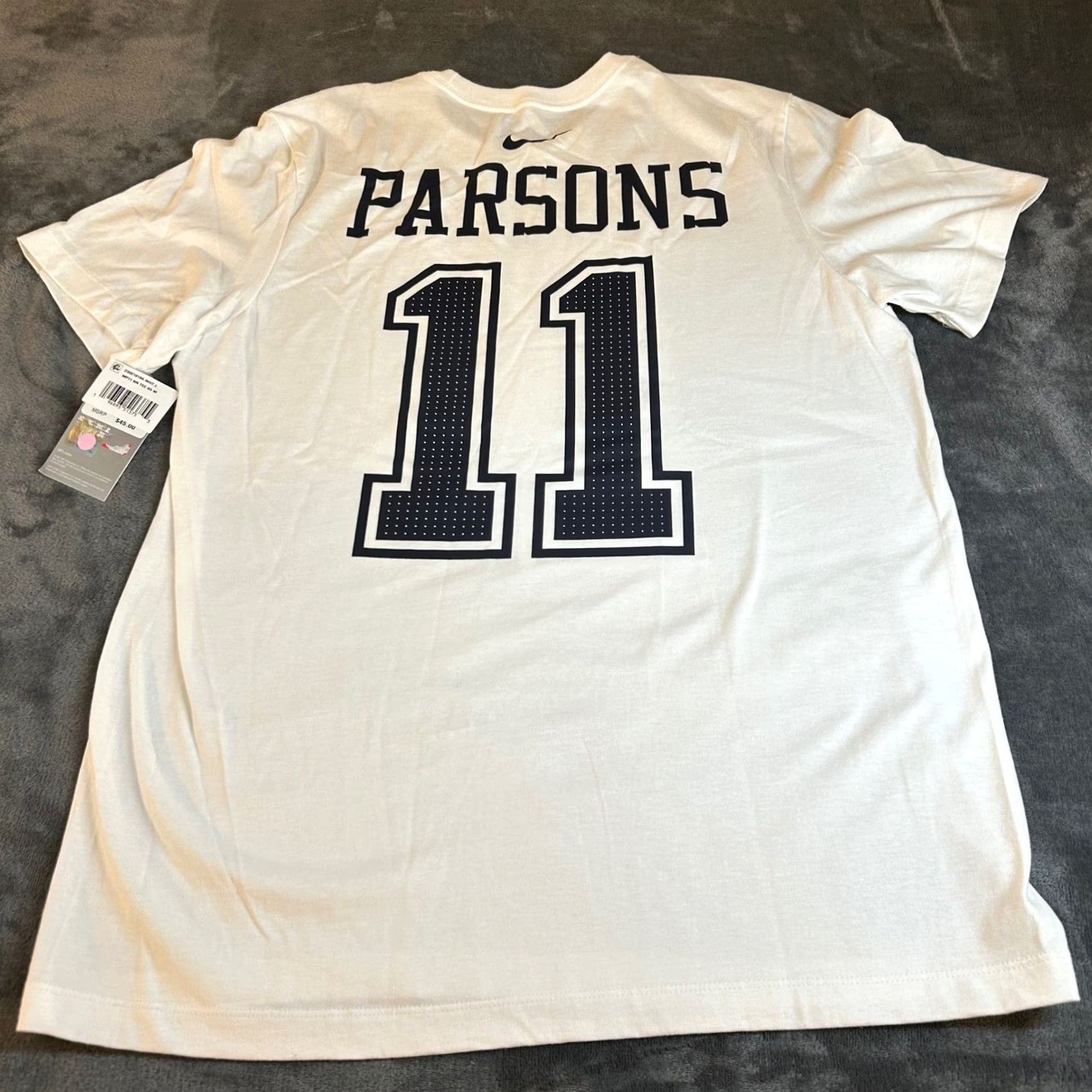 Nike Nike Dallas Cowboys NFL Parsons #11 T-Shirt White Mens Large NWT Size US L / EU 52-54 / 3 - 5 Thumbnail