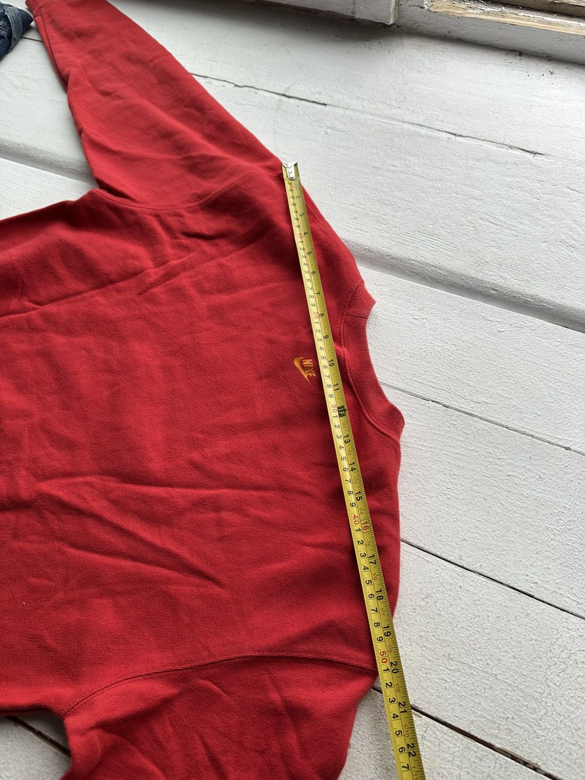 Nike 🚨90s Nike Big Logo “NS” Swoosh RED Sweatshirt y2k rare Size US M / EU 48-50 / 2 - 11 Thumbnail