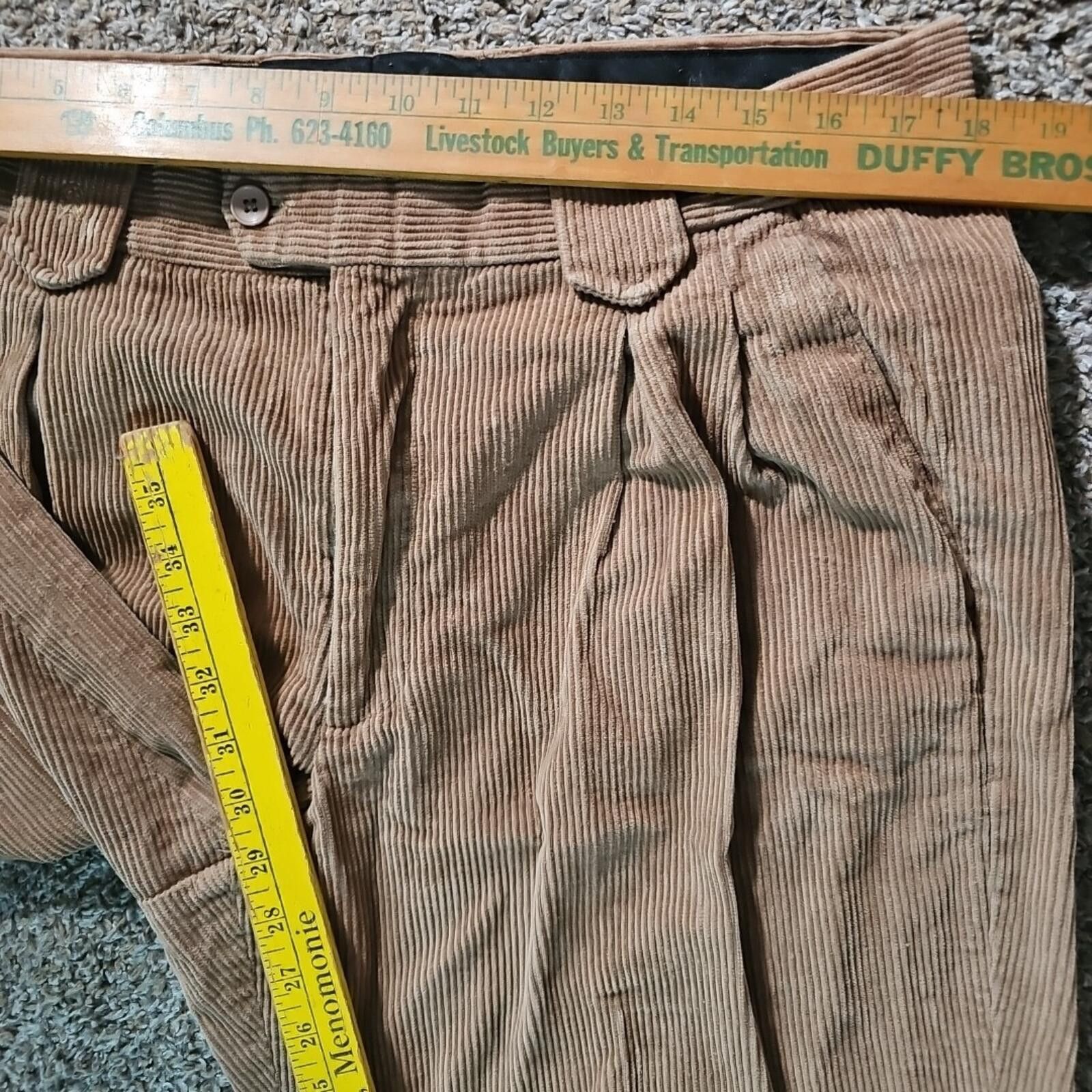 Stacy Adams Stacy Adams 38x34 Corduroy Pants SEE MEASUREMENTS!! stains Size US 38 / EU 54 - 4 Thumbnail