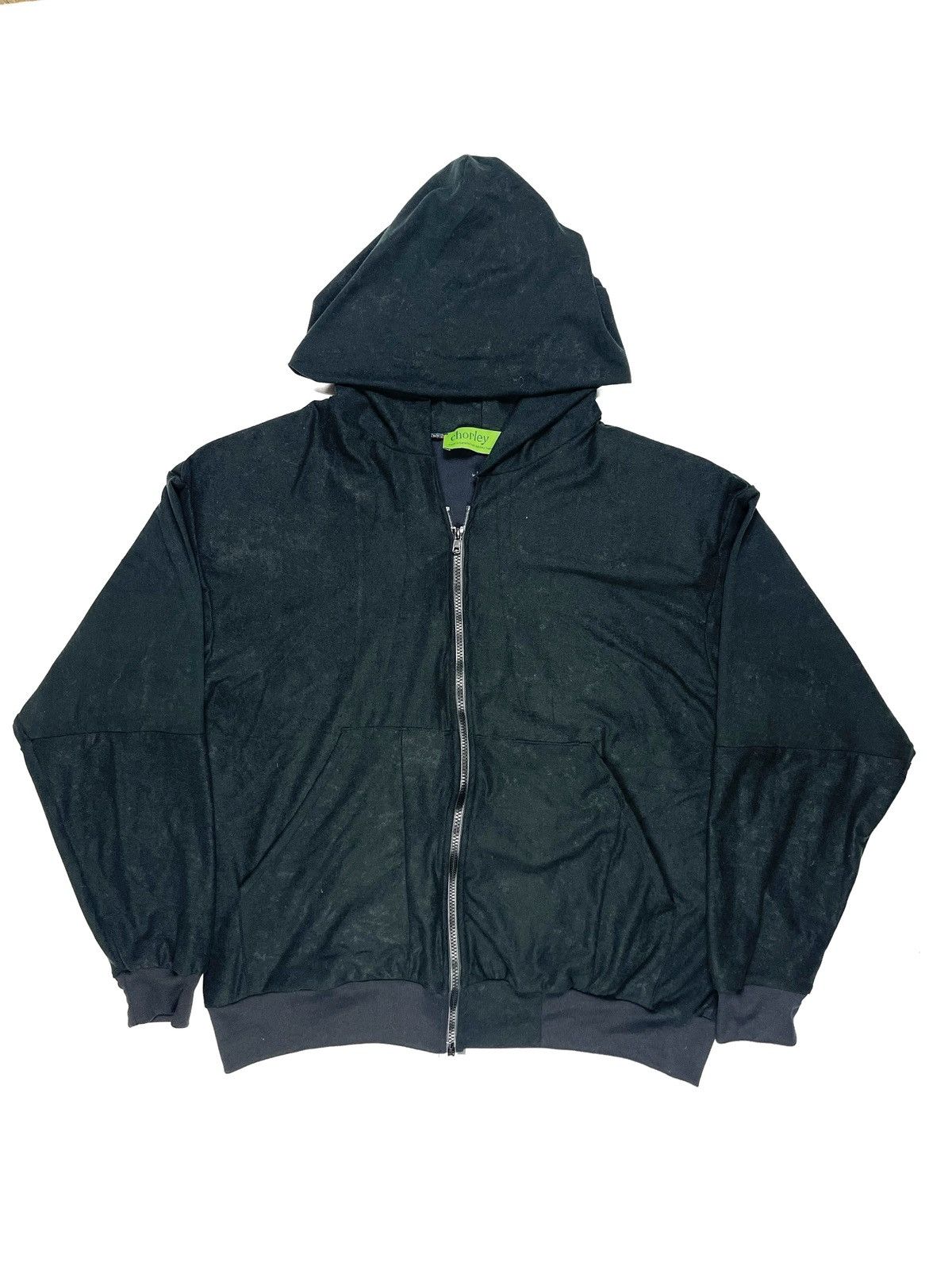 Chorley × Handmade Ss24 crushed “velvet bodyguard shoulder padded zip up hoodie Size US L / EU 52-54 / 3 - 2 Thumbnail