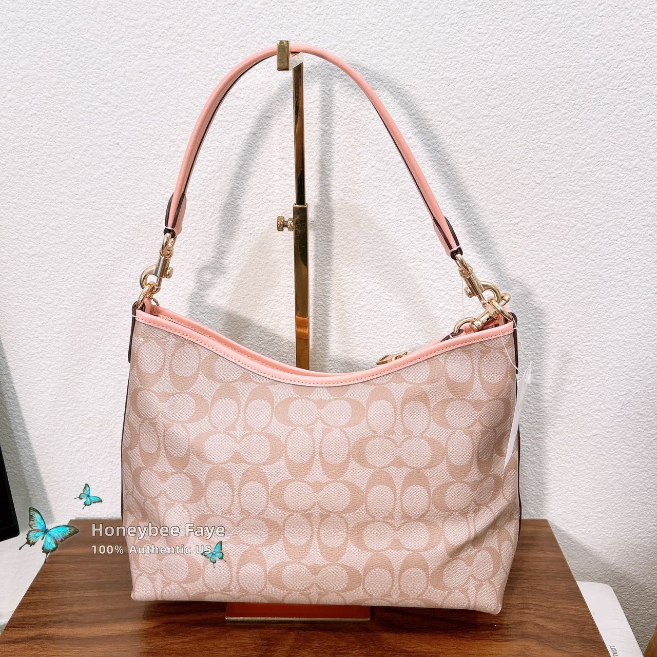 Coach Observed By Us Laurel Shoulder Bag In Signature Canvas CU393 Size ONE SIZE - 3 Thumbnail