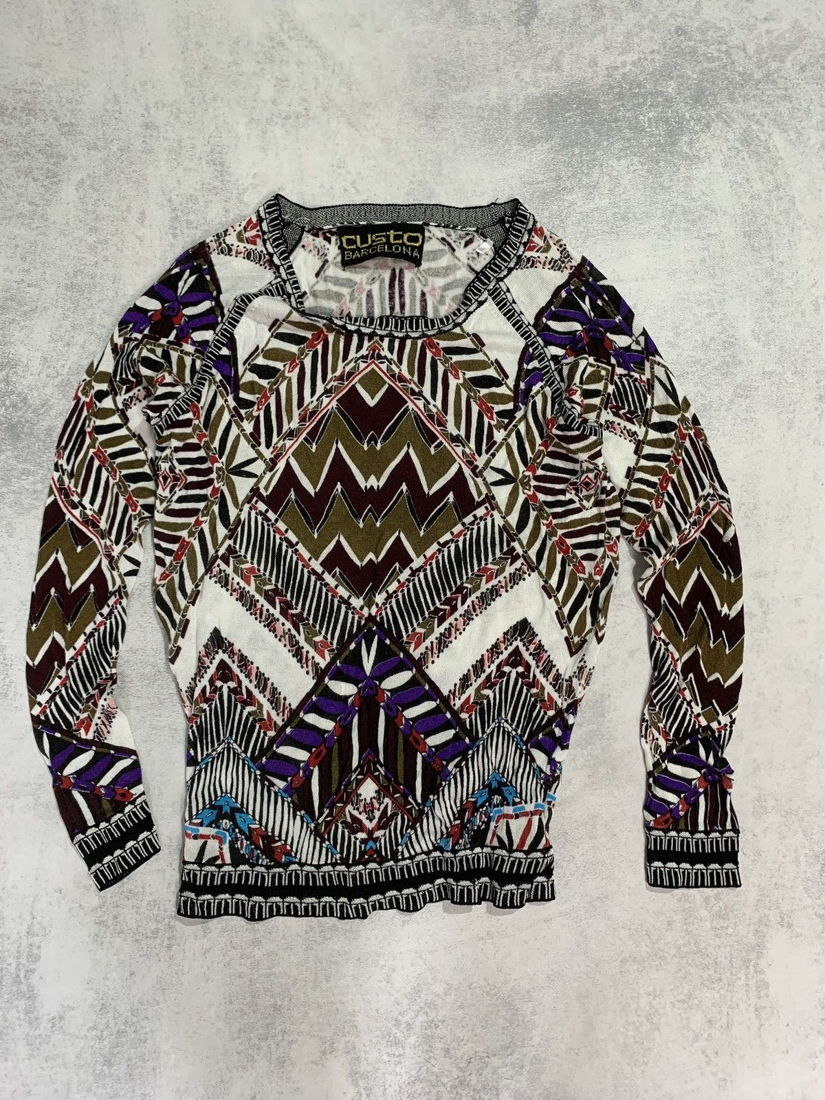 Custo Barcelona Custo Barcelona rare avant-garde woman longsleeve Size S / US 4 / IT 40 - 3 Thumbnail