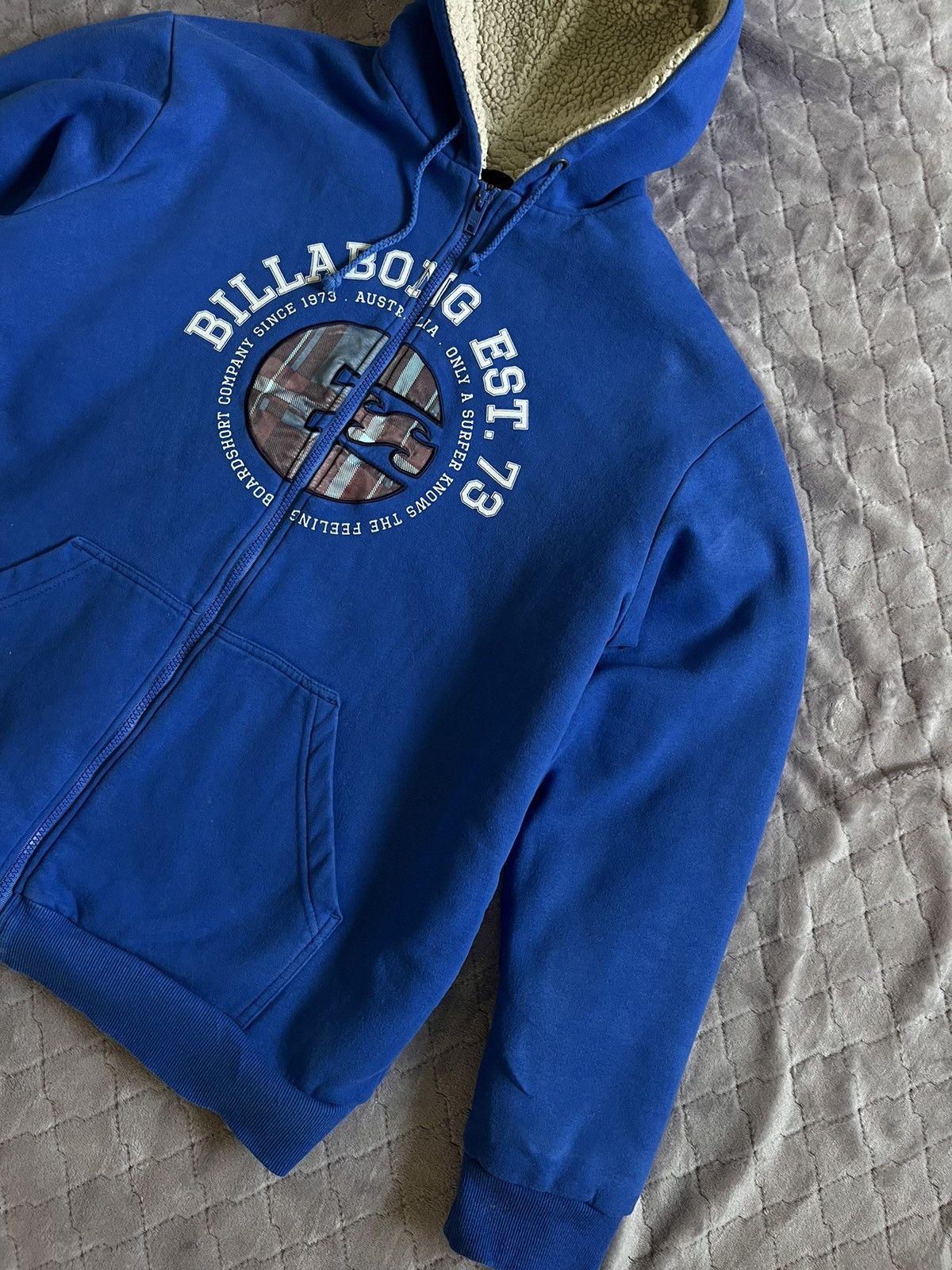 Billabong 🔥Cyber Y2K Billabong Zip Hoodie Size US XL / EU 56 / 4 - 5 Thumbnail
