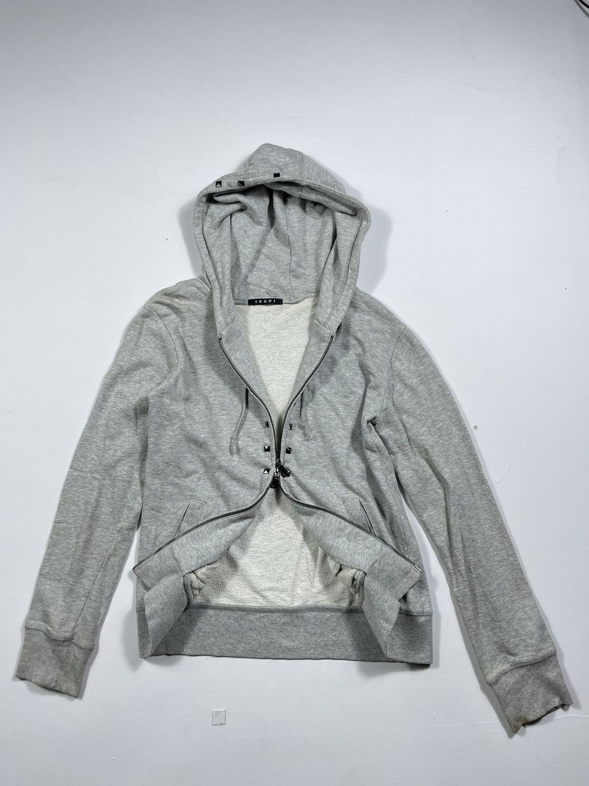 Japanese Brand studded ingni hoodie gothic ifsixwasnine style Size US M / EU 48-50 / 2 - 2 Thumbnail