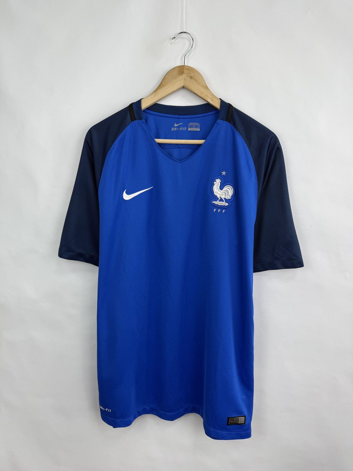 Nike 🇫🇷 Vintage 2016 Nike France Soccer Jersey Rare Retro Y2K Size US XL / EU 56 / 4 - 3 Thumbnail