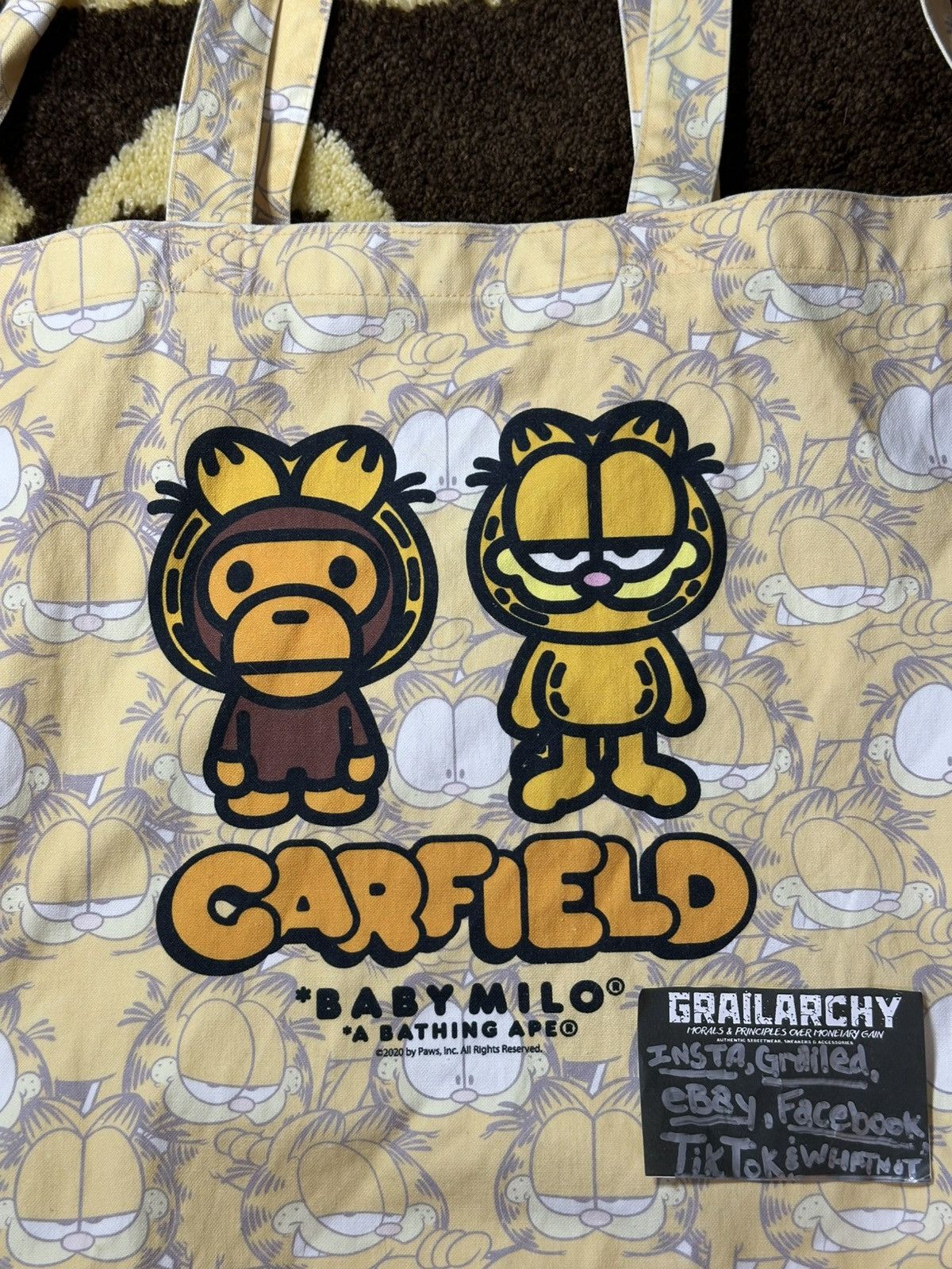 Bape RARE A BATHING APE BAPE x GARFIELD TOTE BAG Size ONE SIZE - 3 Thumbnail