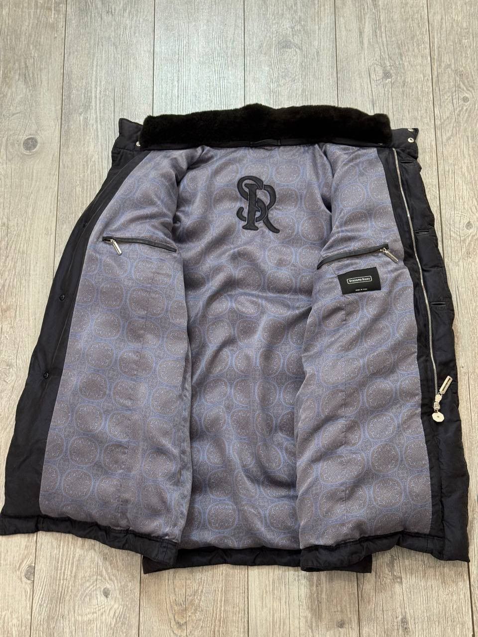 Stefano Ricci Steffano Ricci Silk Down Jacket w/ Fur and Lamb Leather Size US L / EU 52-54 / 3 - 2 Thumbnail