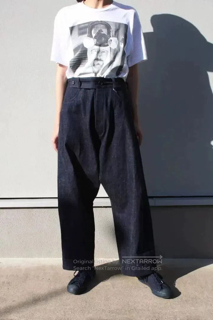 Jan Jan Van Essche O PROJECT Wide Leg Raw Denim. Size US 34 / EU 50 - 7 Thumbnail