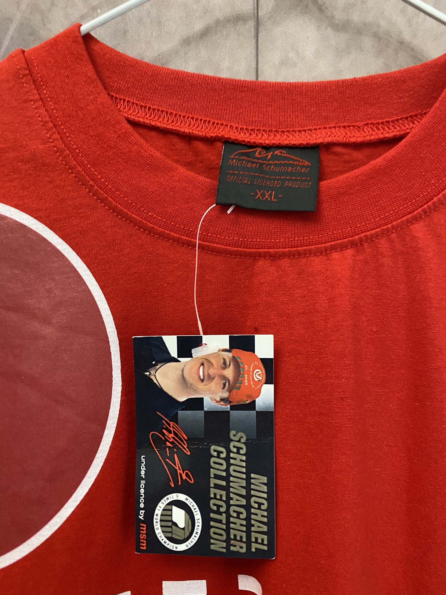 Japanese Brand × Vintage Michael Schumacher NEW💗 T-Shirt 1994-2003 F-1 Size US XXL / EU 58 / 5 - 6 Thumbnail