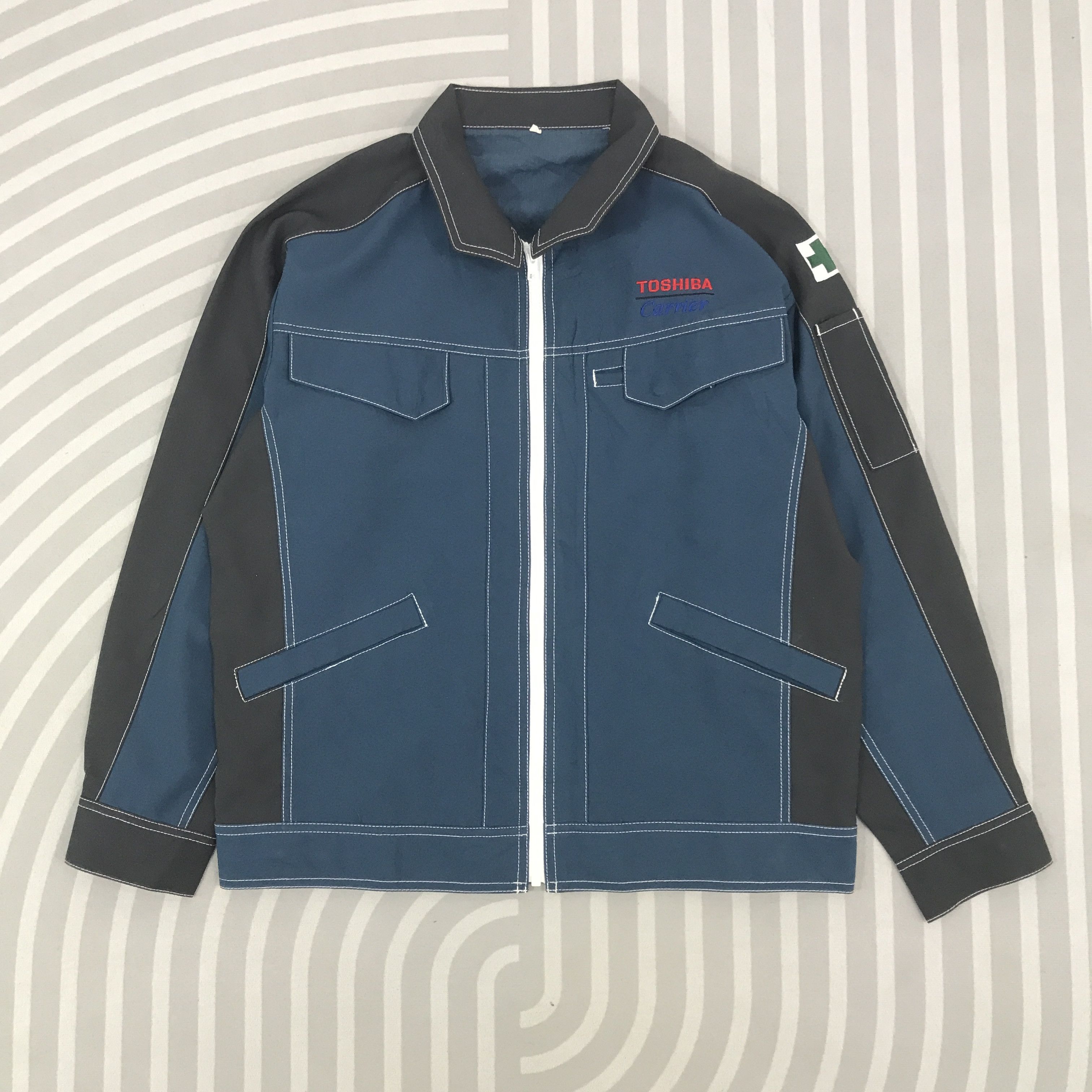 Vintage Og Toshiba Carrier Japan uniform Jacket