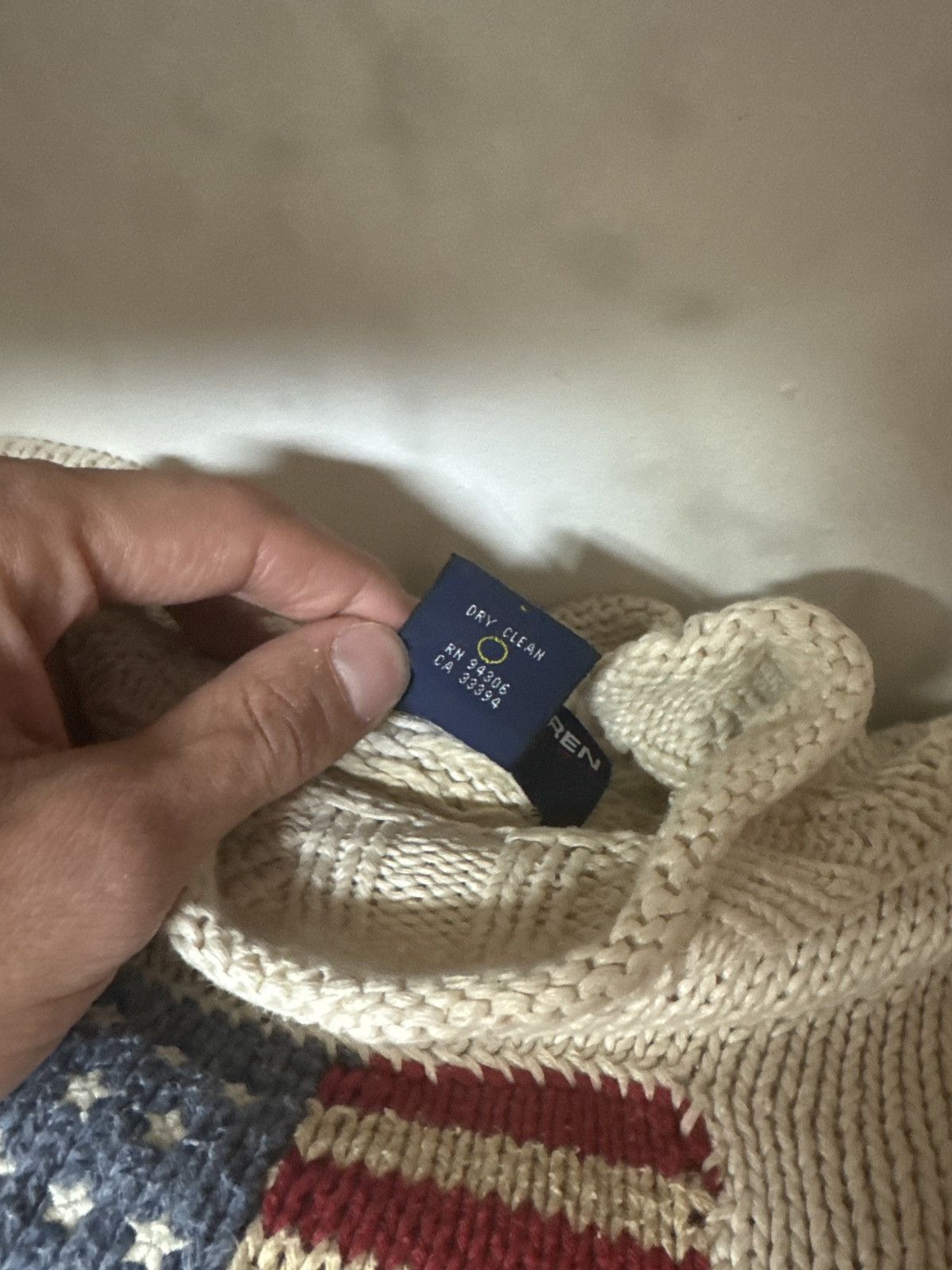 Polo Ralph Lauren Polo Ralph Lauren Knit American Flag Sweater Size US L / EU 52-54 / 3 - 5 Thumbnail